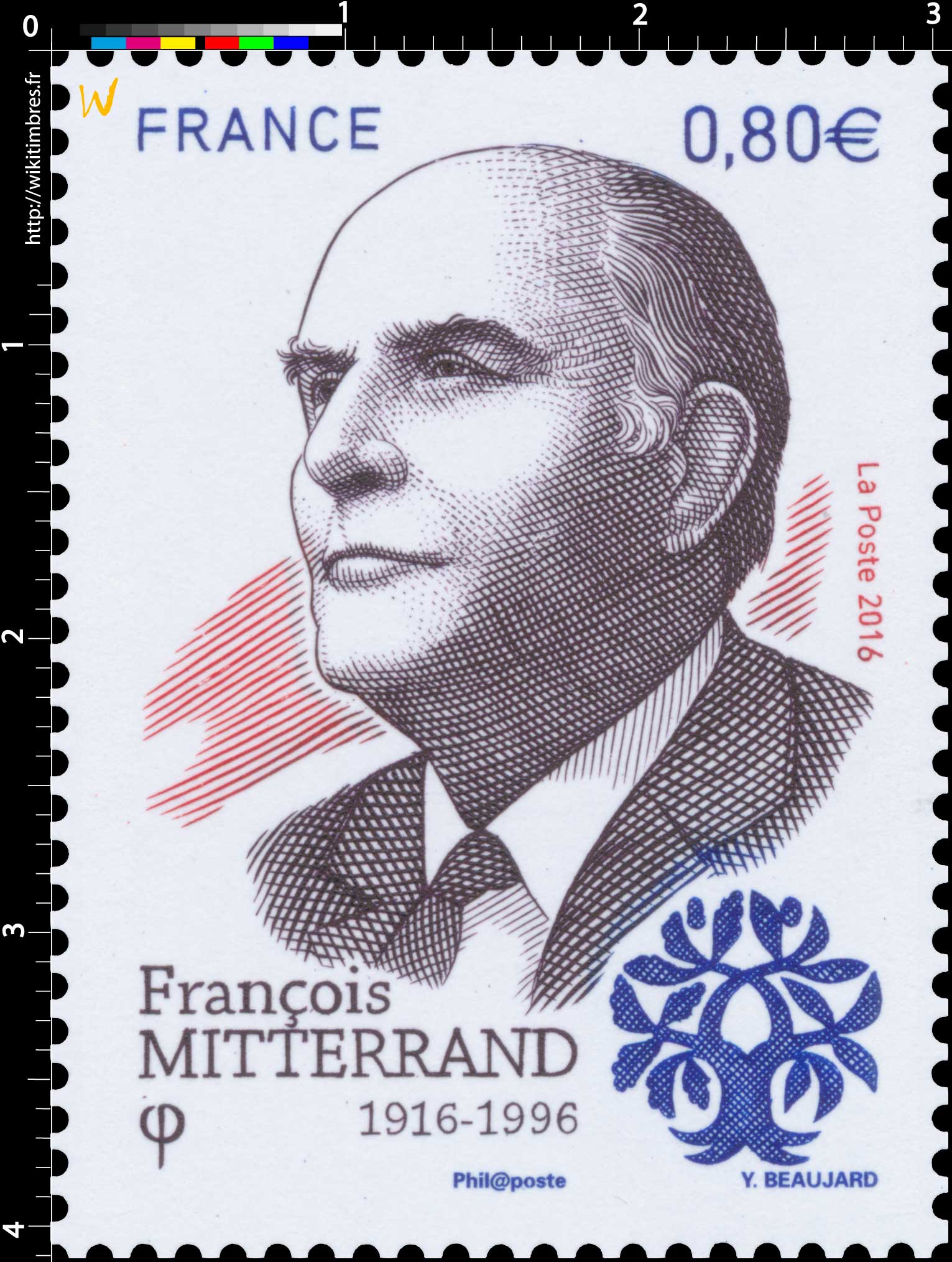 2016 François Mitterrand 1916 -- 1996