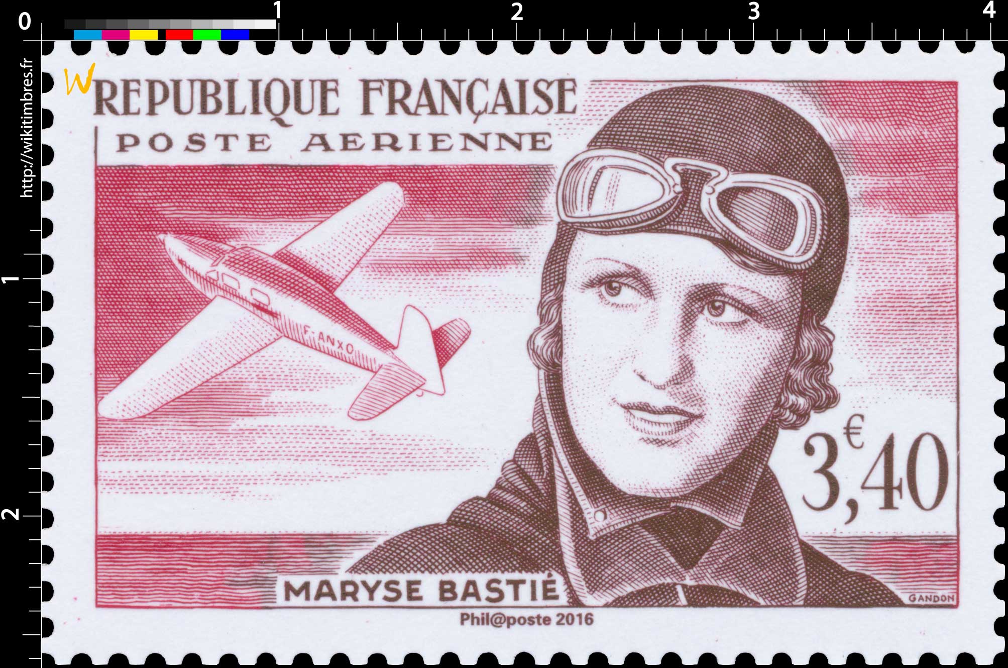 Trésors de la Philatélie 2016 -  MARYSE BASTIÉ