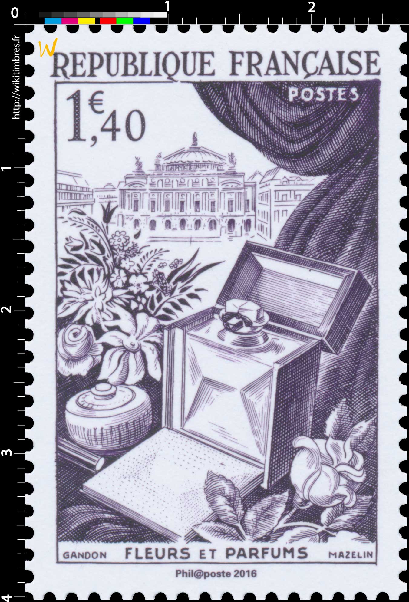Trésors de la Philatélie 2016 - FLEURS & PARFUMS