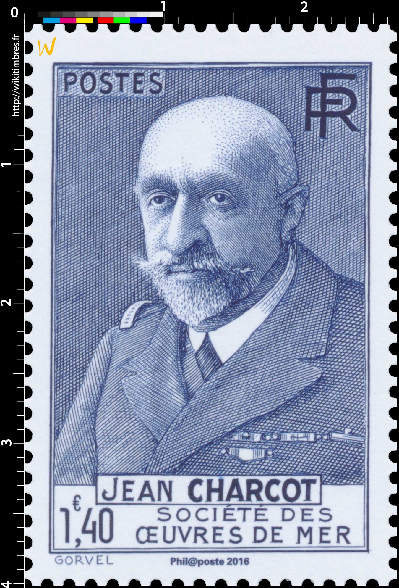Trésors de la Philatélie 2016 - JEAN-BAPTISTE CHARCOT SOCIÉTÉ DES ŒUVRES DE MER 