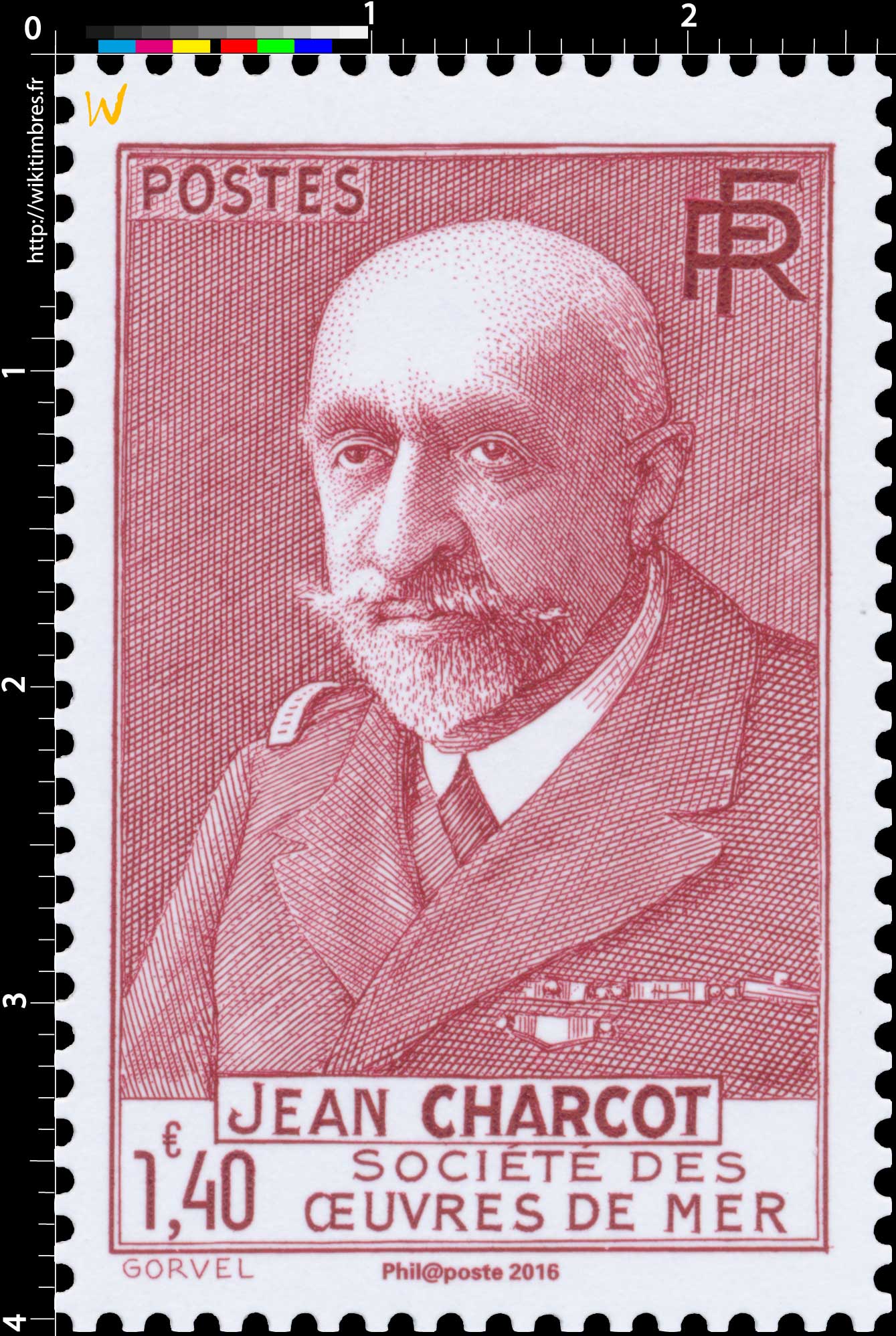 Trésors de la Philatélie 2016 - JEAN-BAPTISTE CHARCOT SOCIÉTÉ DES ŒUVRES DE MER 