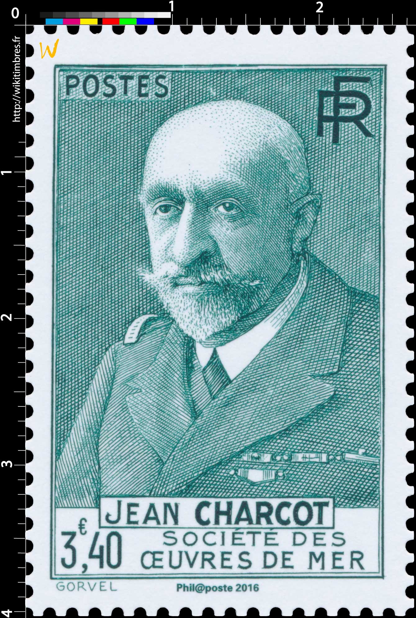Trésors de la Philatélie 2016 - JEAN-BAPTISTE CHARCOT SOCIÉTÉ DES ŒUVRES DE MER 