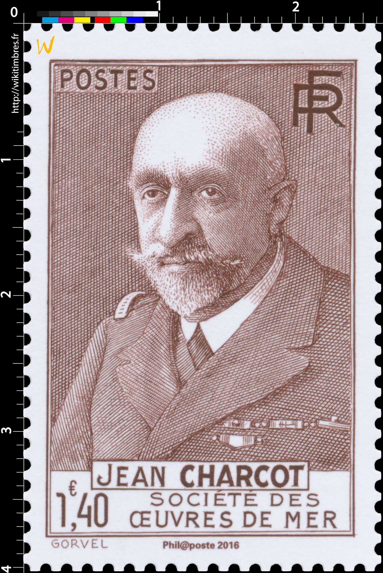 Trésors de la Philatélie 2016 - JEAN-BAPTISTE CHARCOT SOCIÉTÉ DES ŒUVRES DE MER 