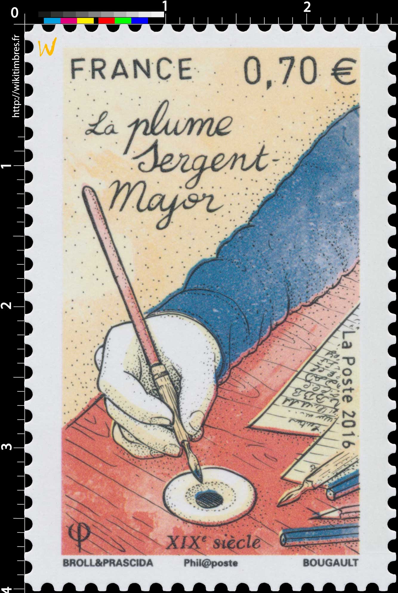 2016 La plume Sergent-Major - XIXe siècle