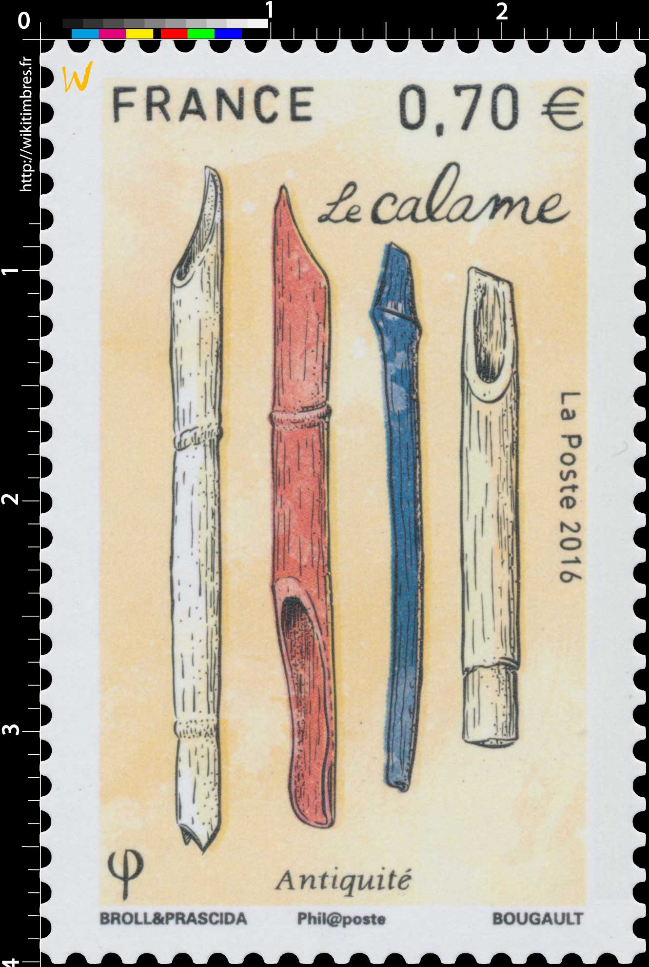 2016 Le calame - Antiquité