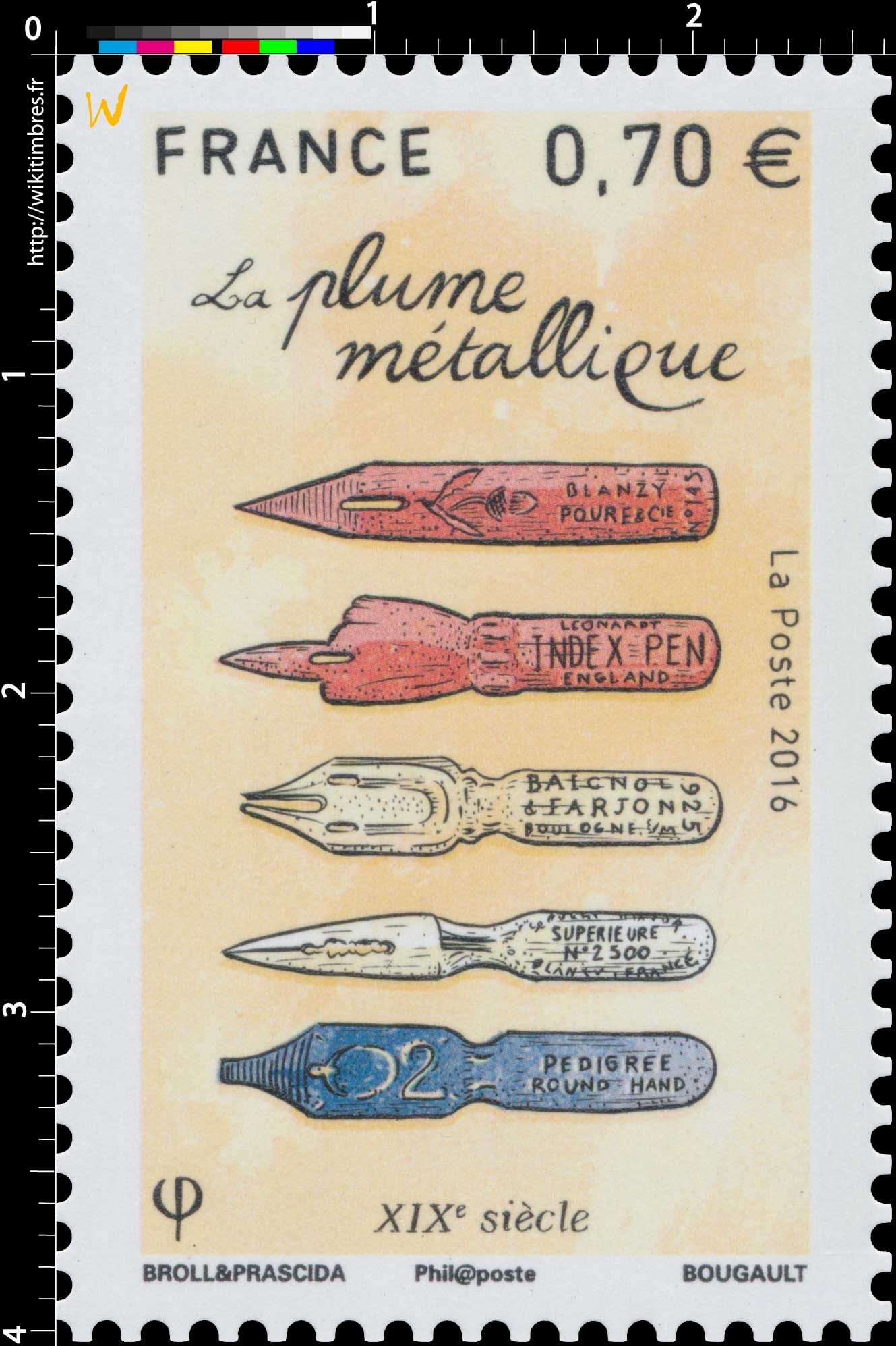 2016 La plume métallique - XIXe siècle