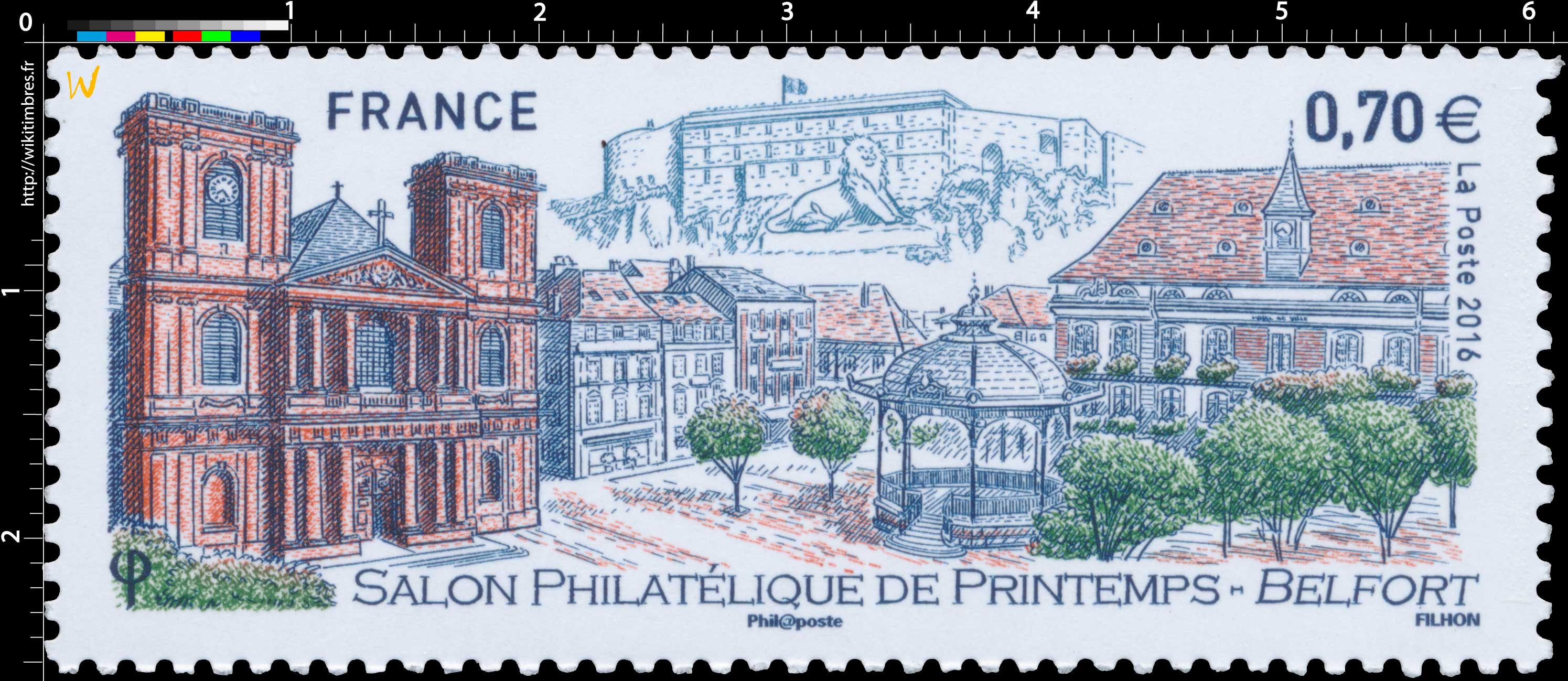 2016 Salon Philatélique de Printemps - Belfort