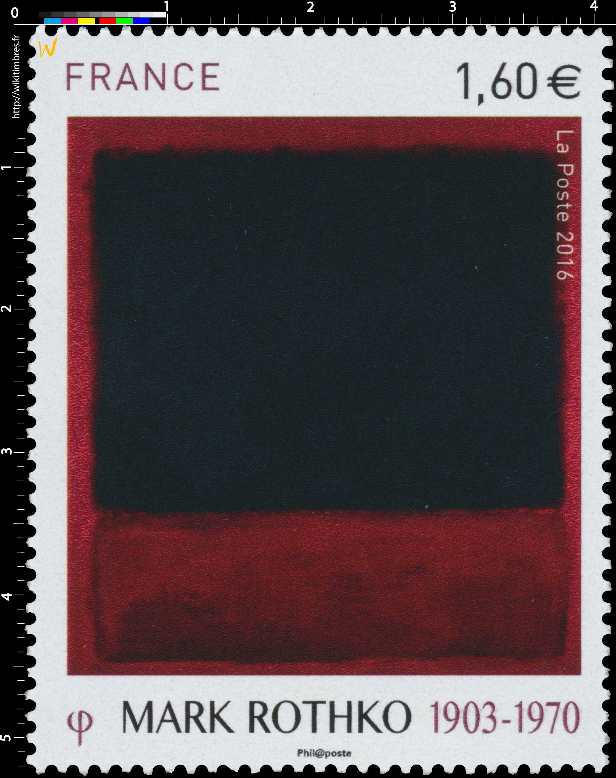 2016 MARK ROTHKO 1903-1970