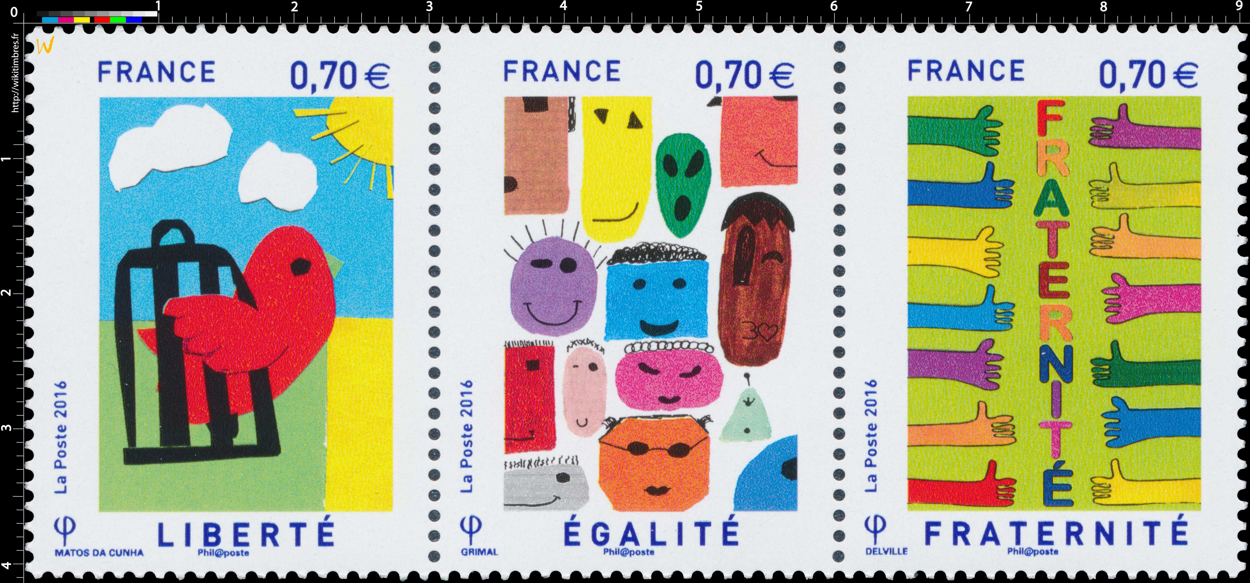 2016 Triptyque Liberté, Égalité, Fraternité