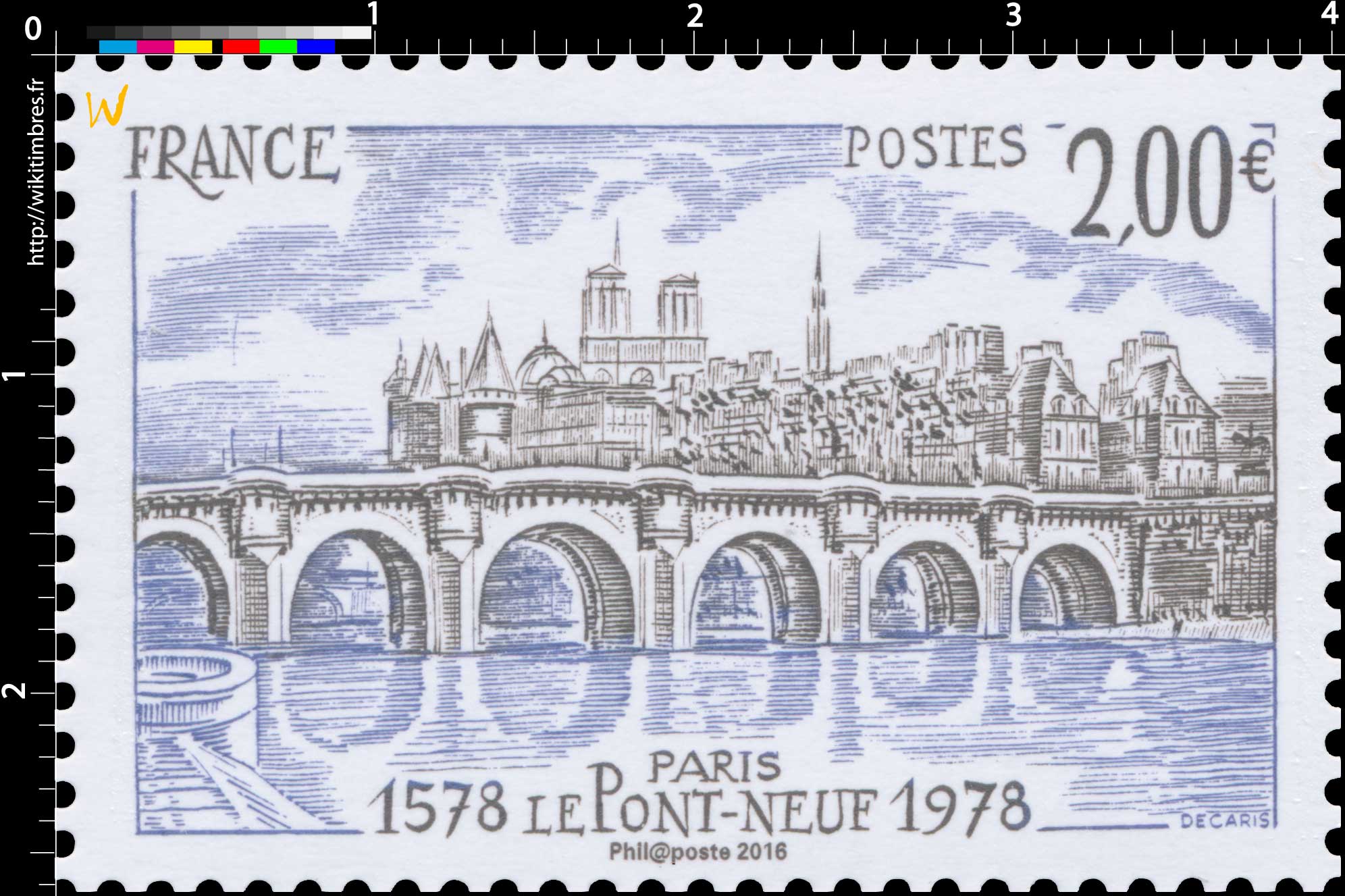 2016 Paris le Pont-Neuf 1978