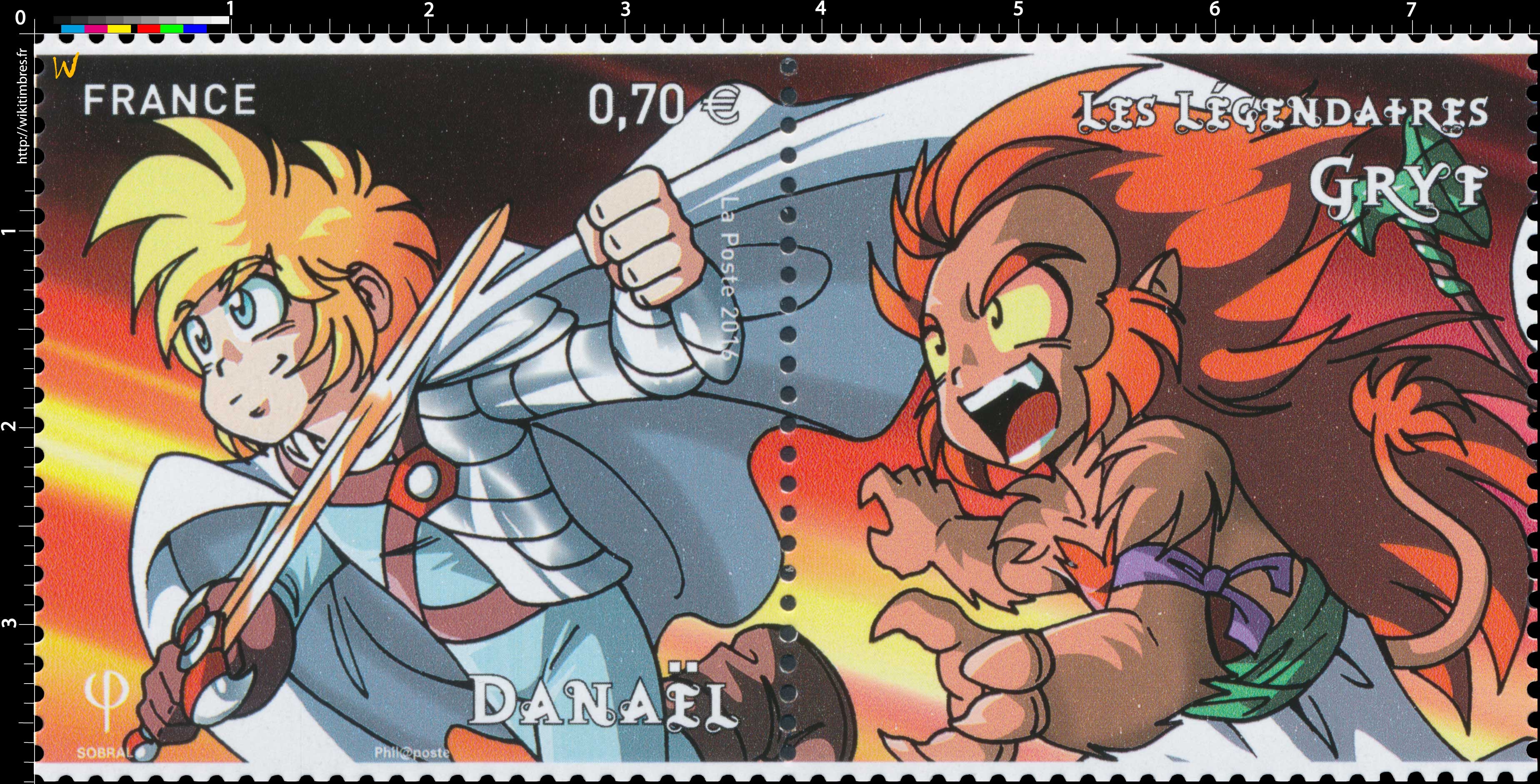 2016 Les Légendaires Danaël, Gryf