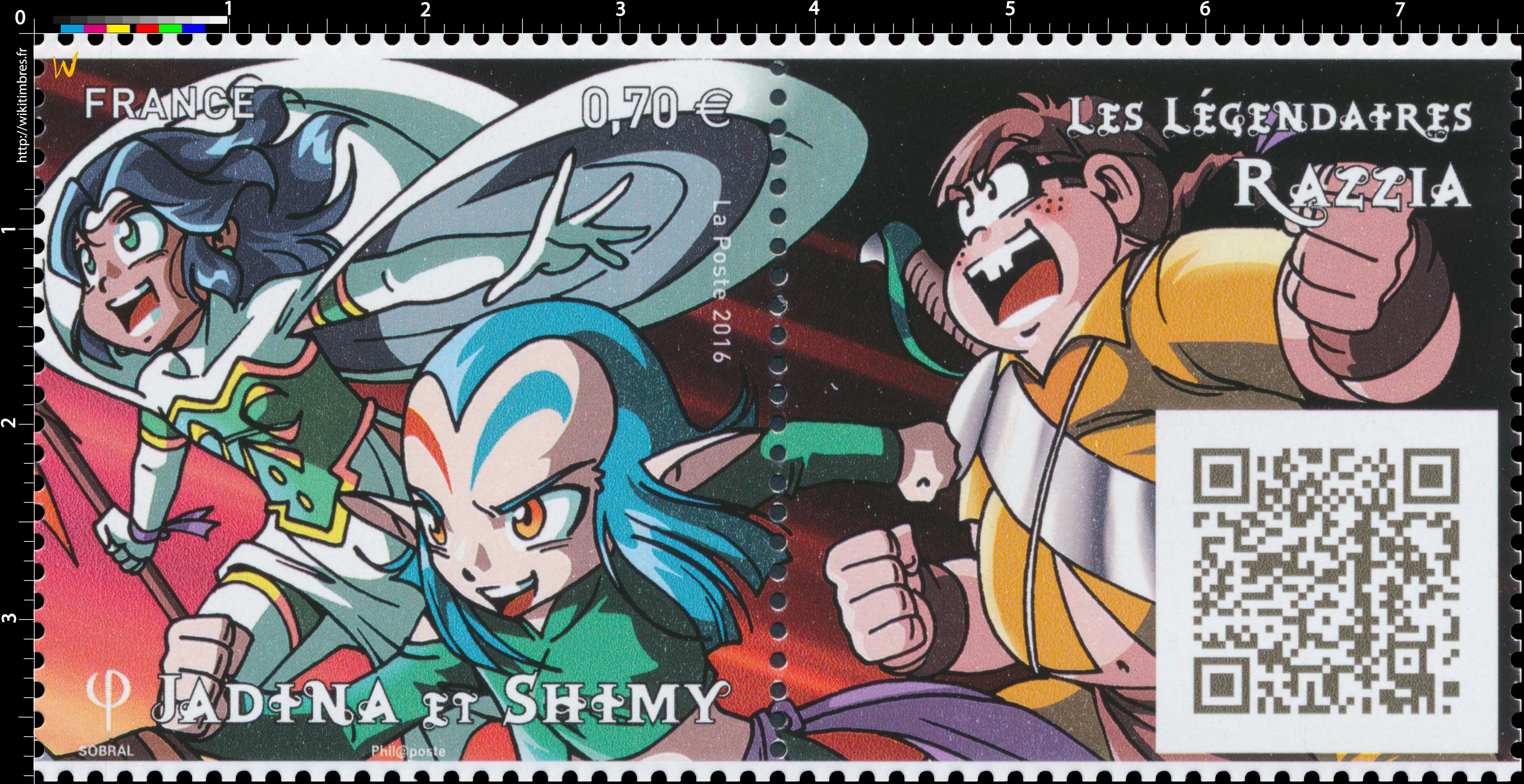 2016 Les Légendaires Jadina, Shimy et Razzia