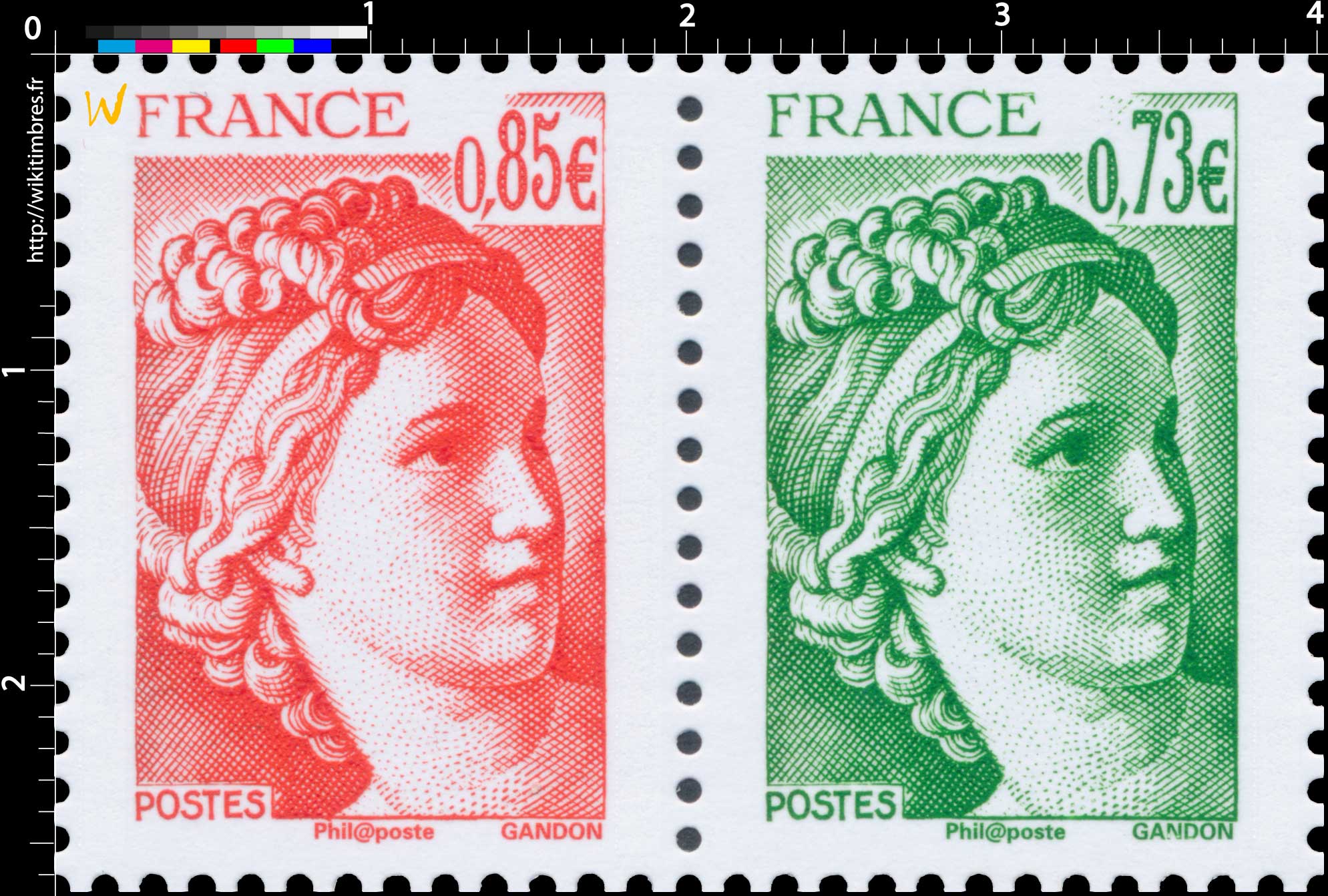 2017 Sans légende particulière - type sabine de Gandon
