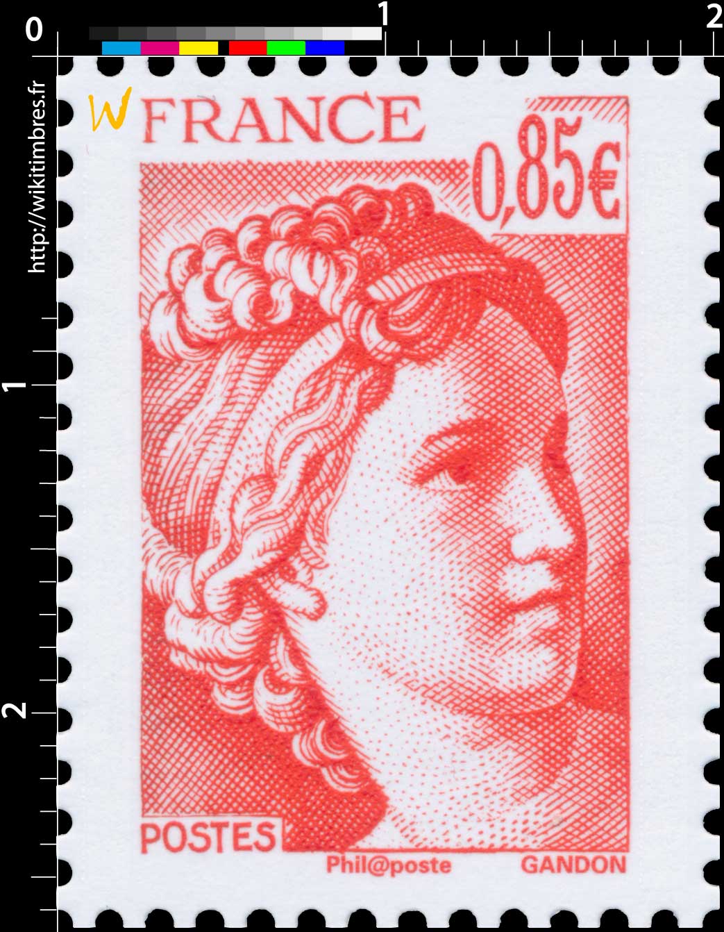 2017 Sans légende particulière - type sabine de Gandon