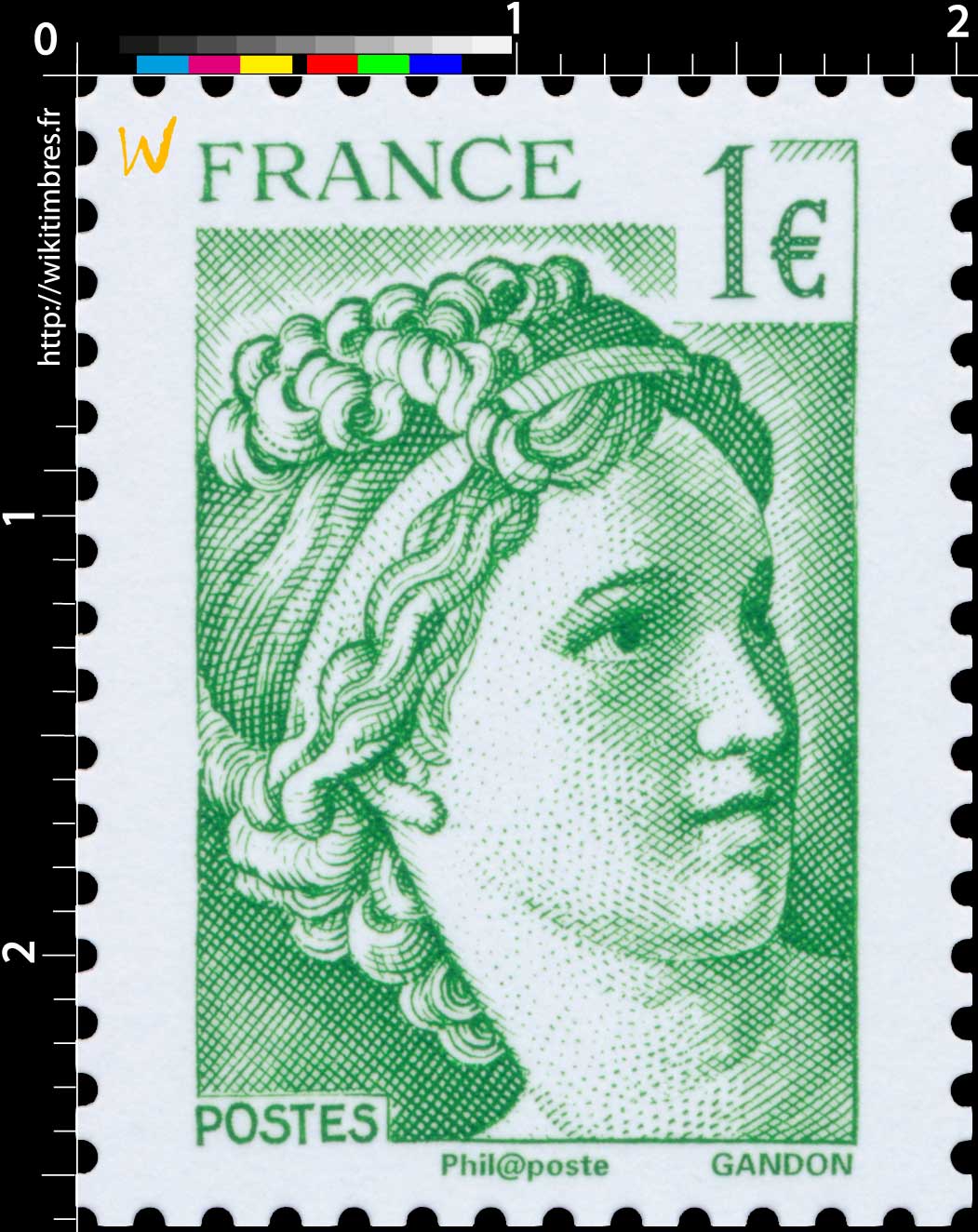 2017 Sans légende particulière - type sabine de Gandon