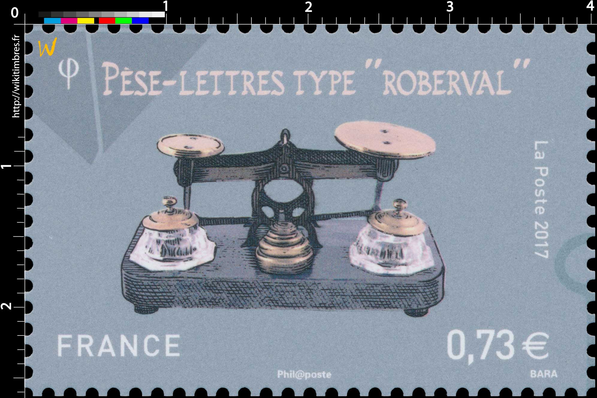 2017 PESE-LETTRE TYPE ROBERVAL
