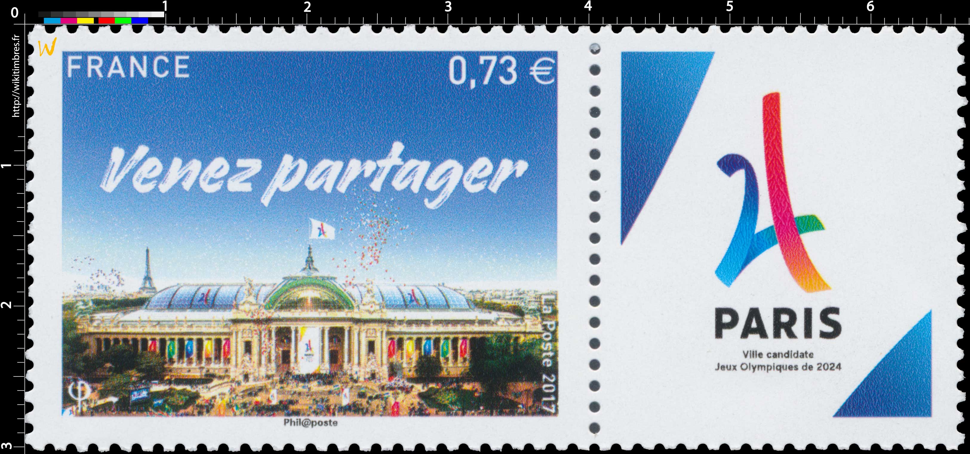 2017 Venez partager - Paris ville candidate aux jeux Olympiques de 2024
