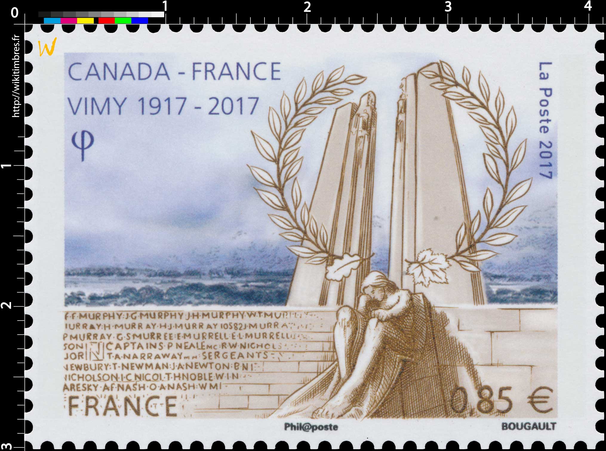 2017  Canada - France  Vimy 1917 - 2017 