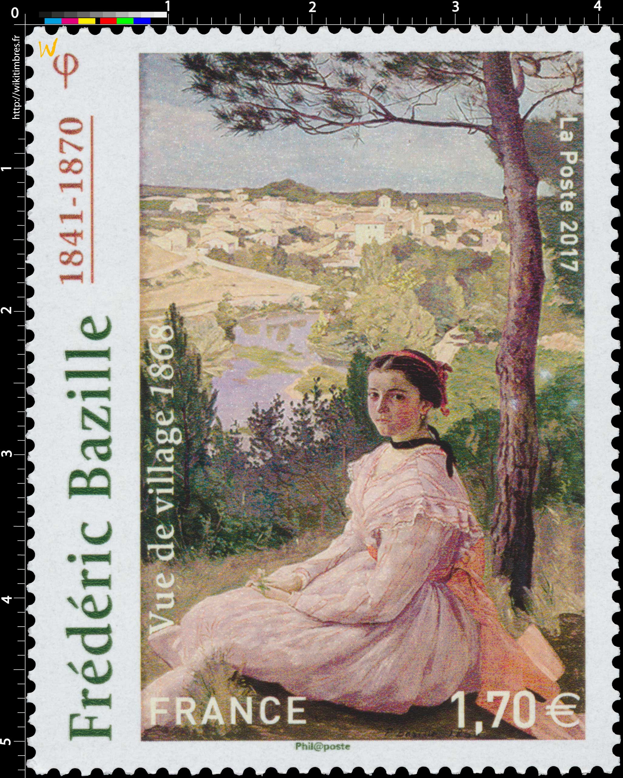 2017 Frédéric Bazille 1841-1870 - Vue de village 1868