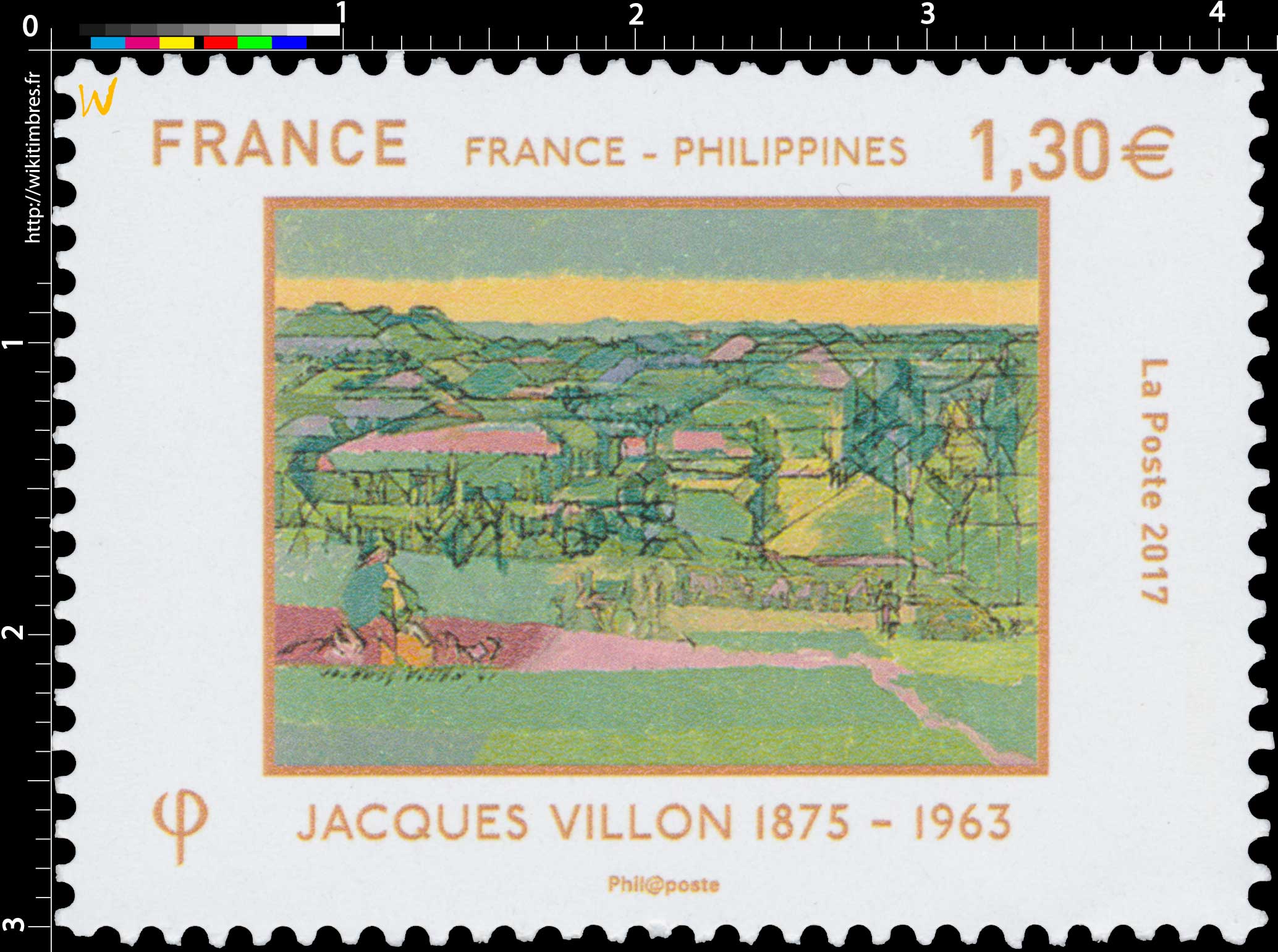 2017 France - Philippines - Jacques Villon 1875 - 1963