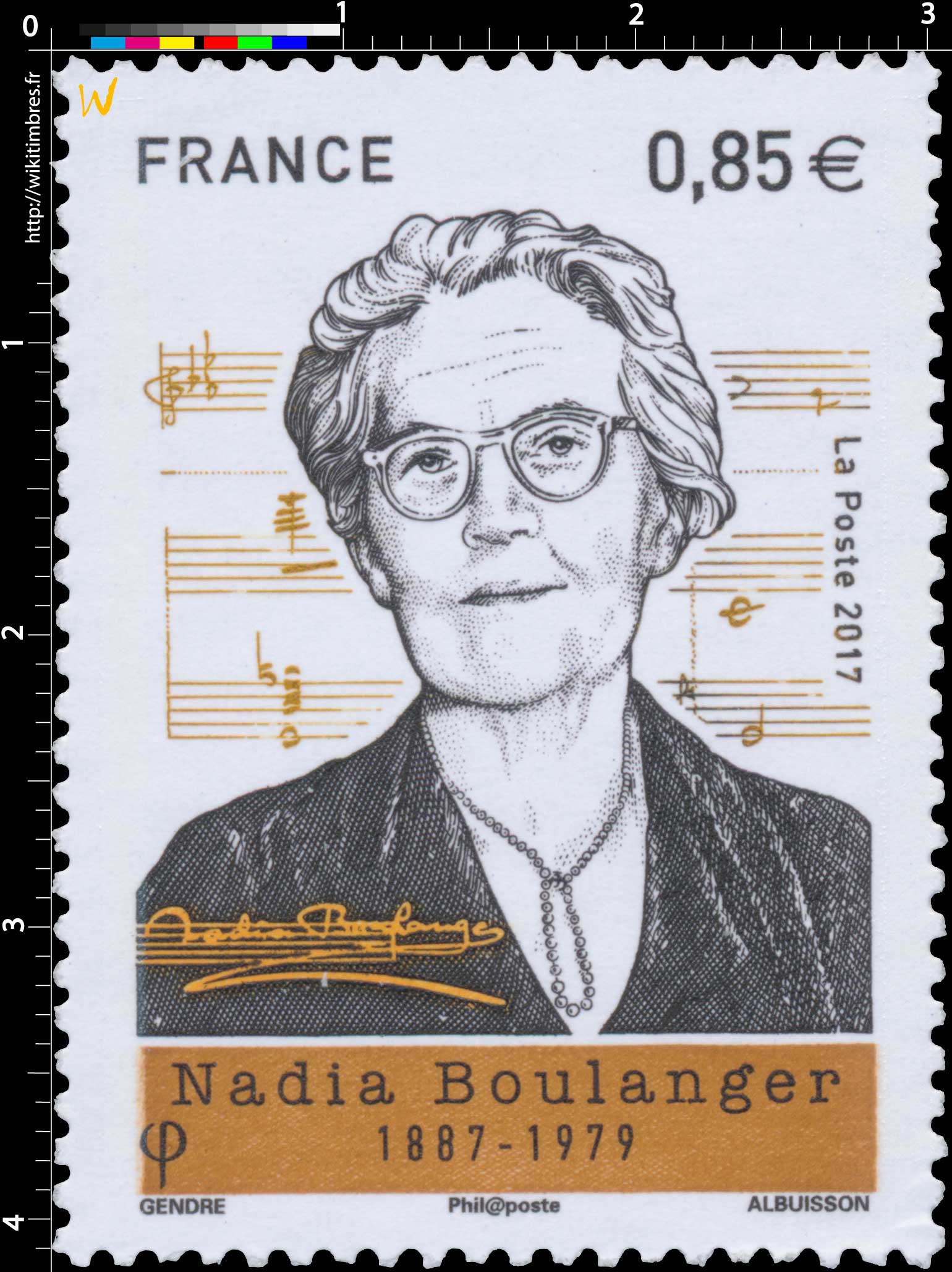 2017 Nadia Boulanger 1887 - 1979