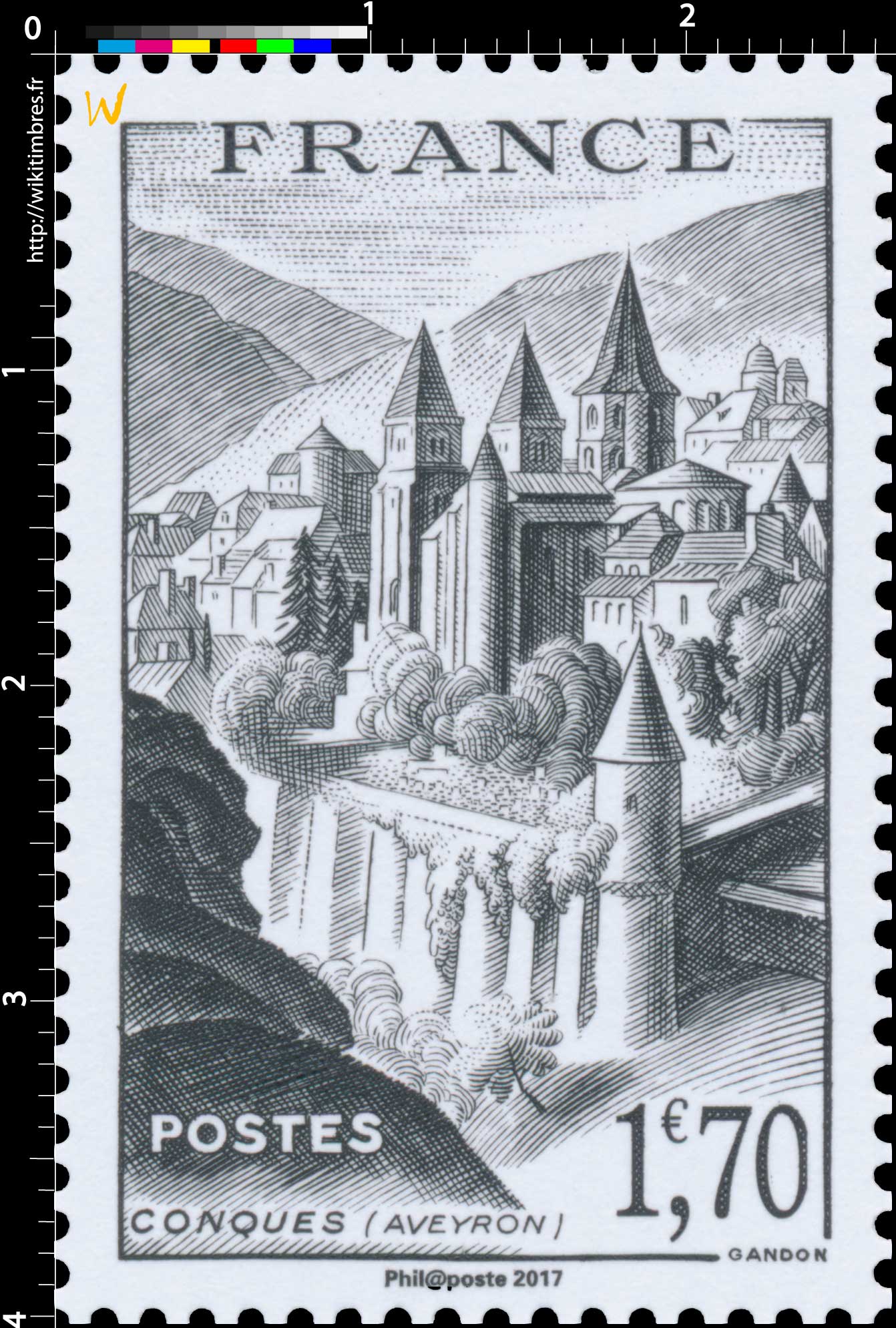 Trésors de la Philatélie 2017 - CONQUES (AVEYRON)