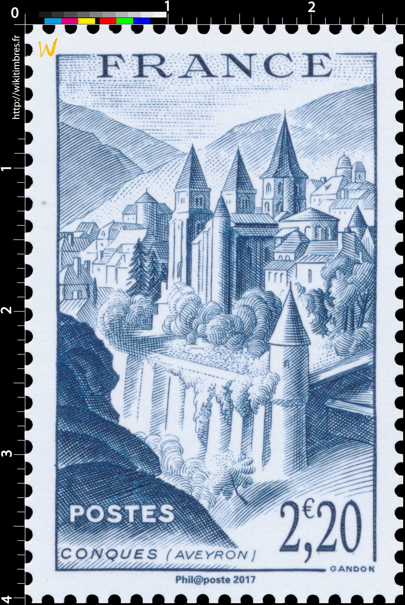 Trésors de la Philatélie 2017 - CONQUES (AVEYRON)