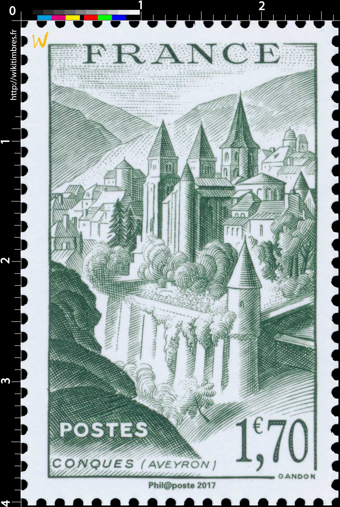 Trésors de la Philatélie 2017 - CONQUES (AVEYRON)