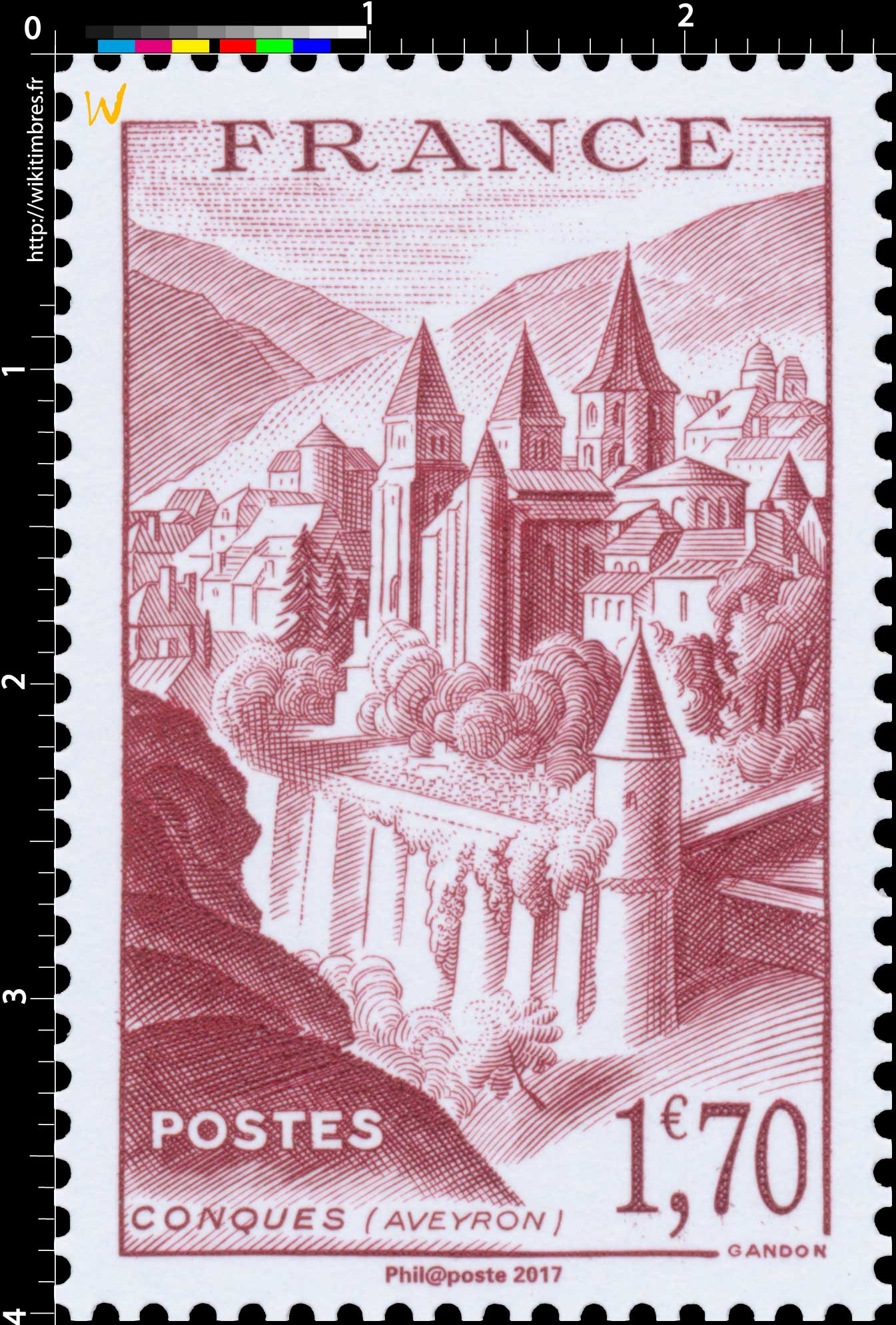 Trésors de la Philatélie 2017 - CONQUES (AVEYRON)