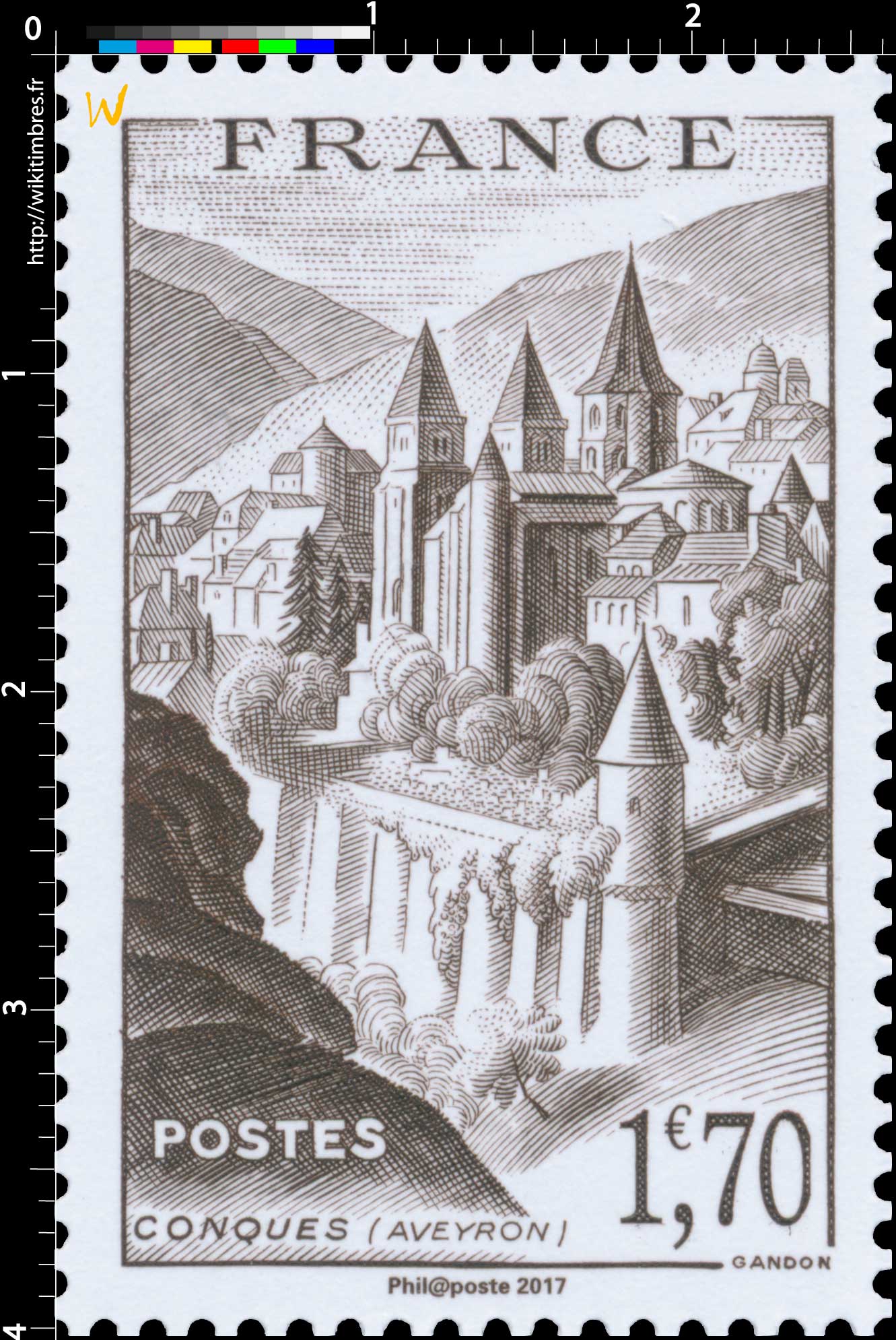 Trésors de la Philatélie 2017 - CONQUES (AVEYRON)