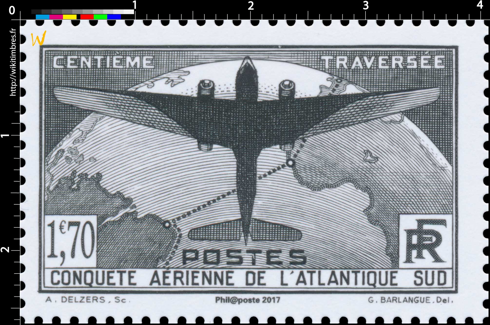 Trésors de la Philatélie 2017 - CENTIÈME TRAVERSÉE CONQUÊTE AÉRIENNE DE L'ATLANTIQUE SUD
