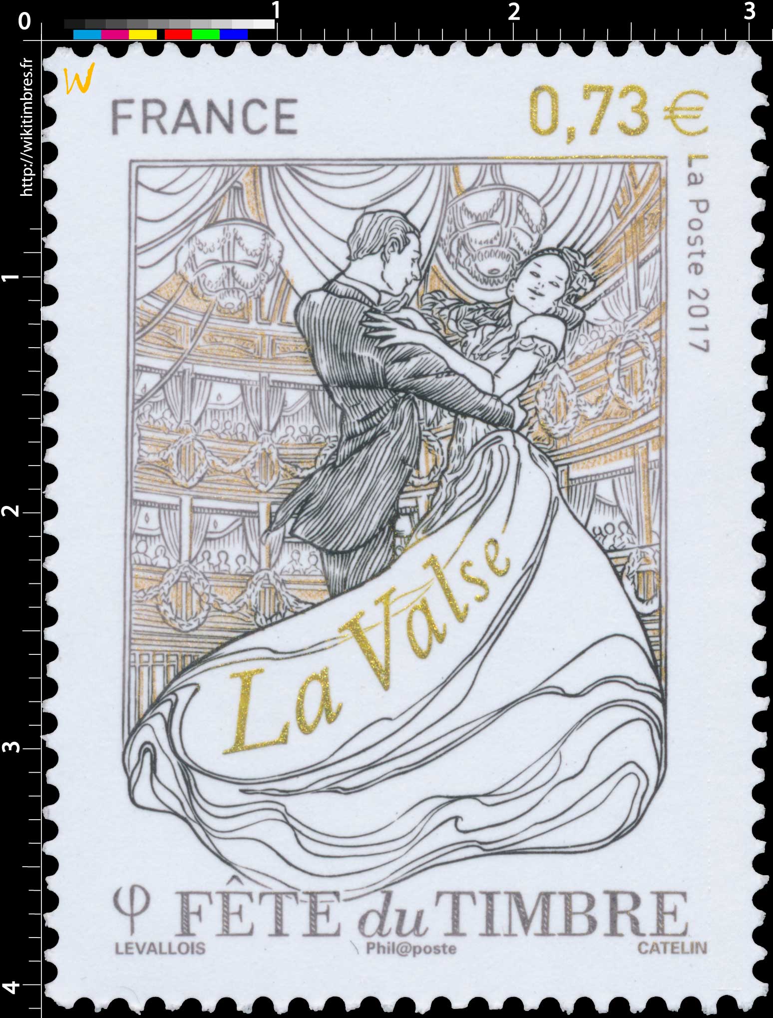 2017 Fête du timbre - La valse
