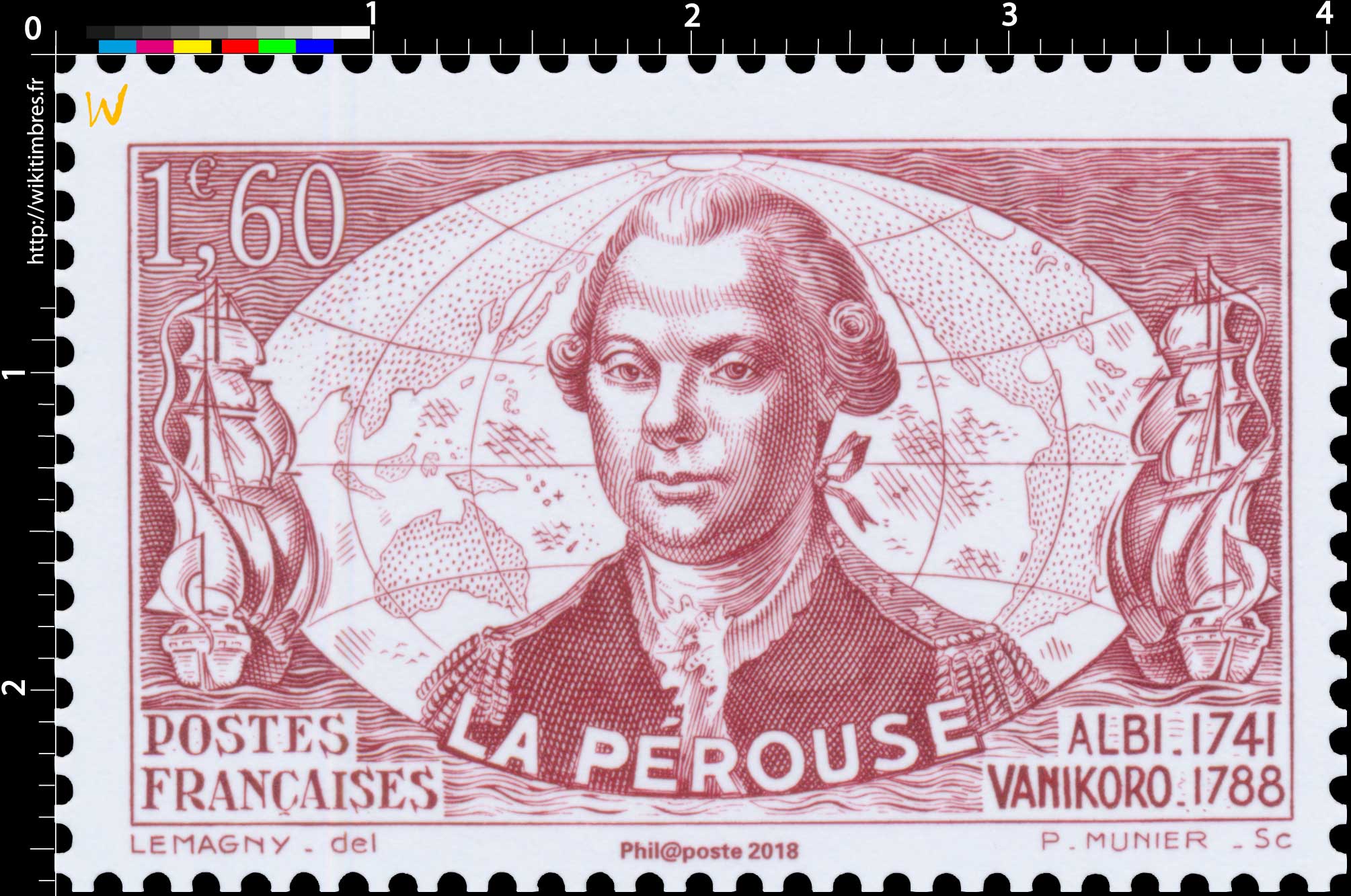 Trésors de la Philatélie 2018 - LA PÉROUSE ALBI-1741 VANIKORO-1788