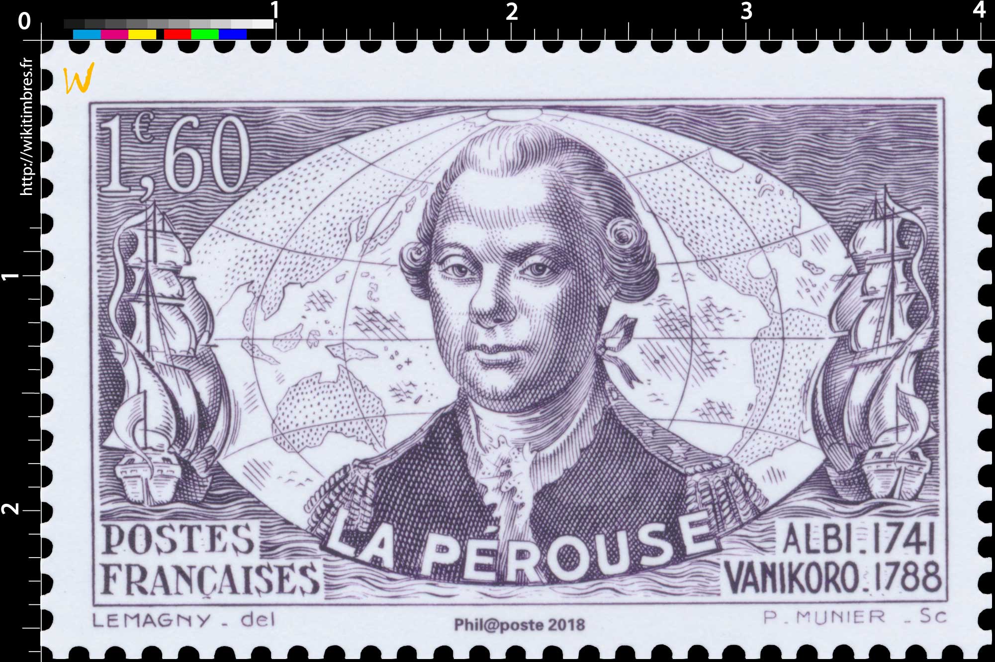 Trésors de la Philatélie 2018 - LA PÉROUSE ALBI-1741 VANIKORO-1788