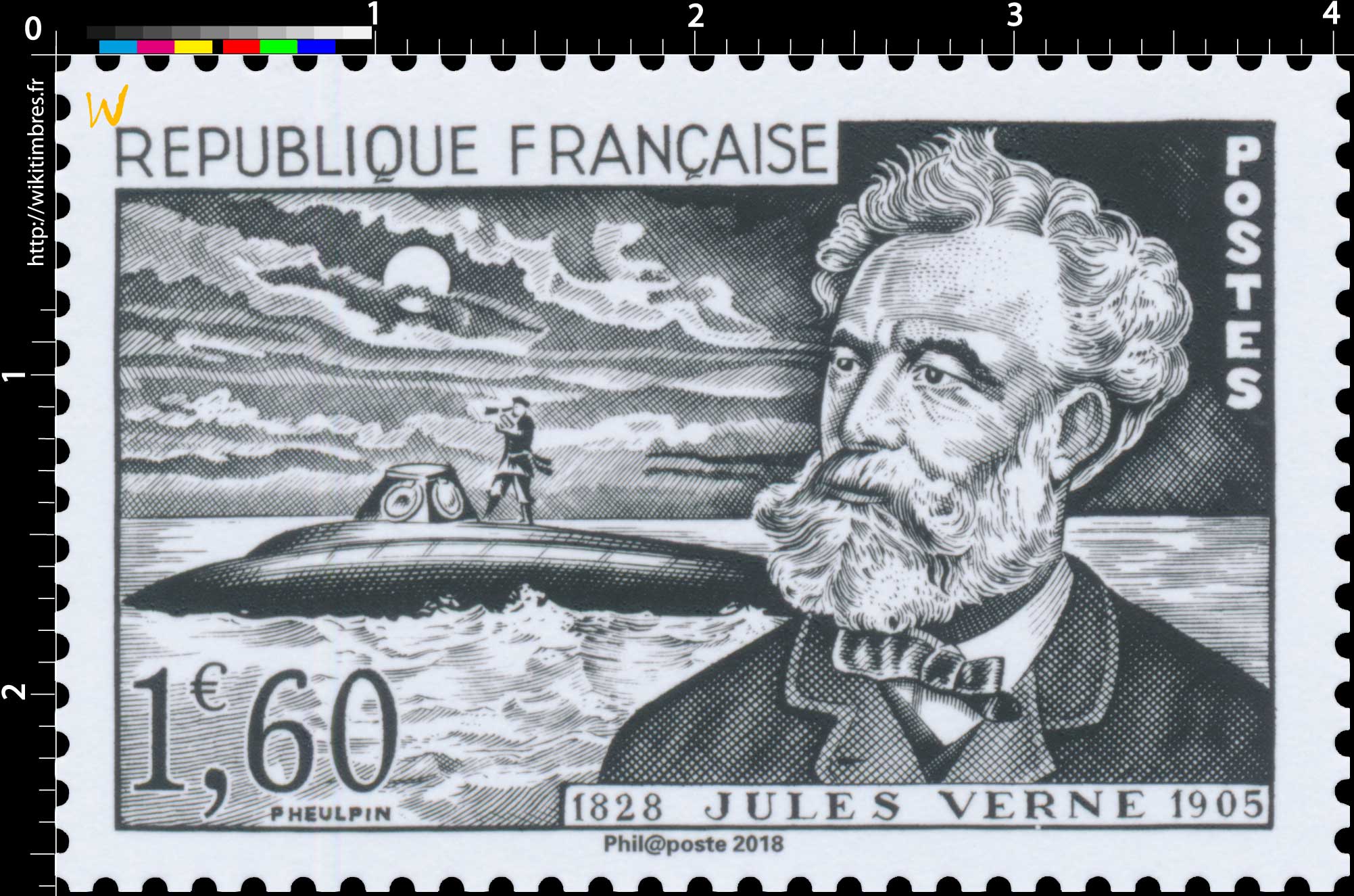 Trésors de la Philatélie 2018 - JULES VERNE 1828-1905