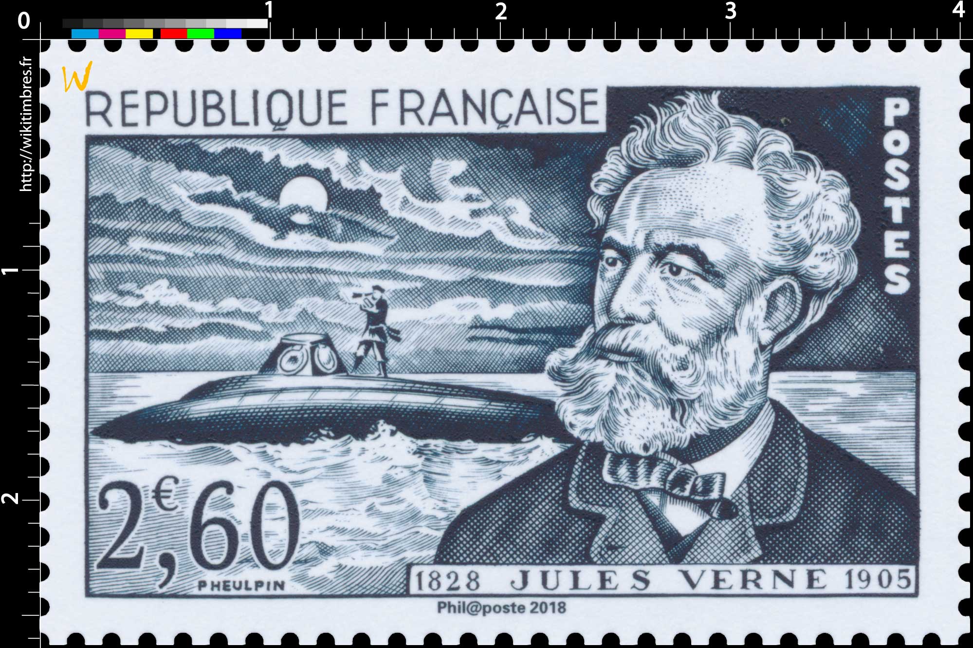 Trésors de la Philatélie 2018 - JULES VERNE 1828-1905