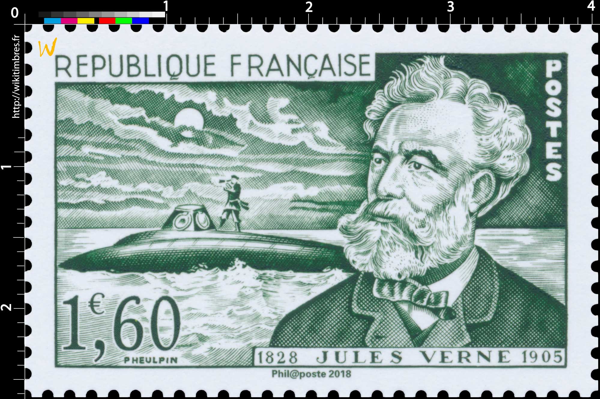 Trésors de la Philatélie 2018 - JULES VERNE 1828-1905