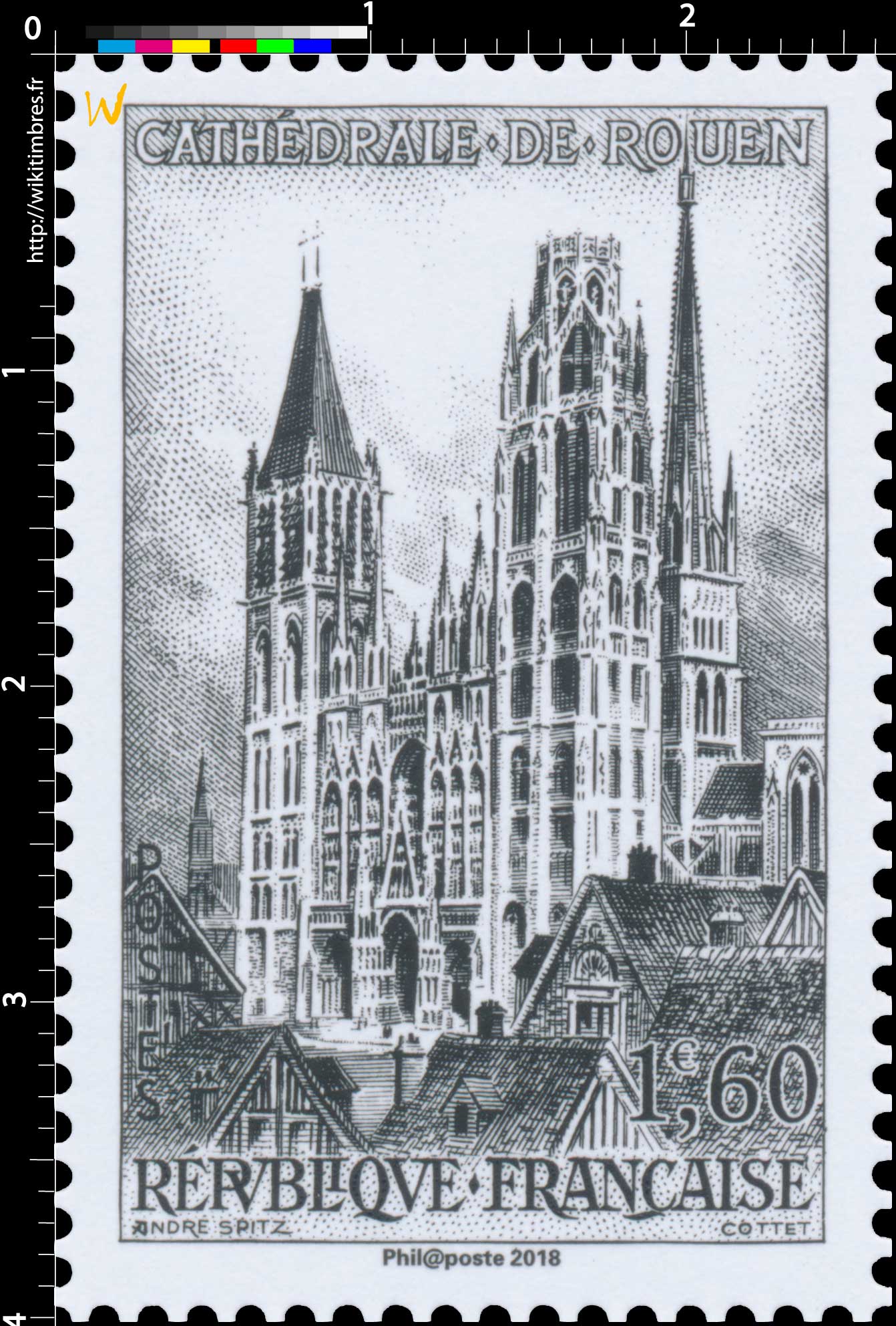 Trésors de la Philatélie 2018 - CATHÉDRALE DE ROUEN