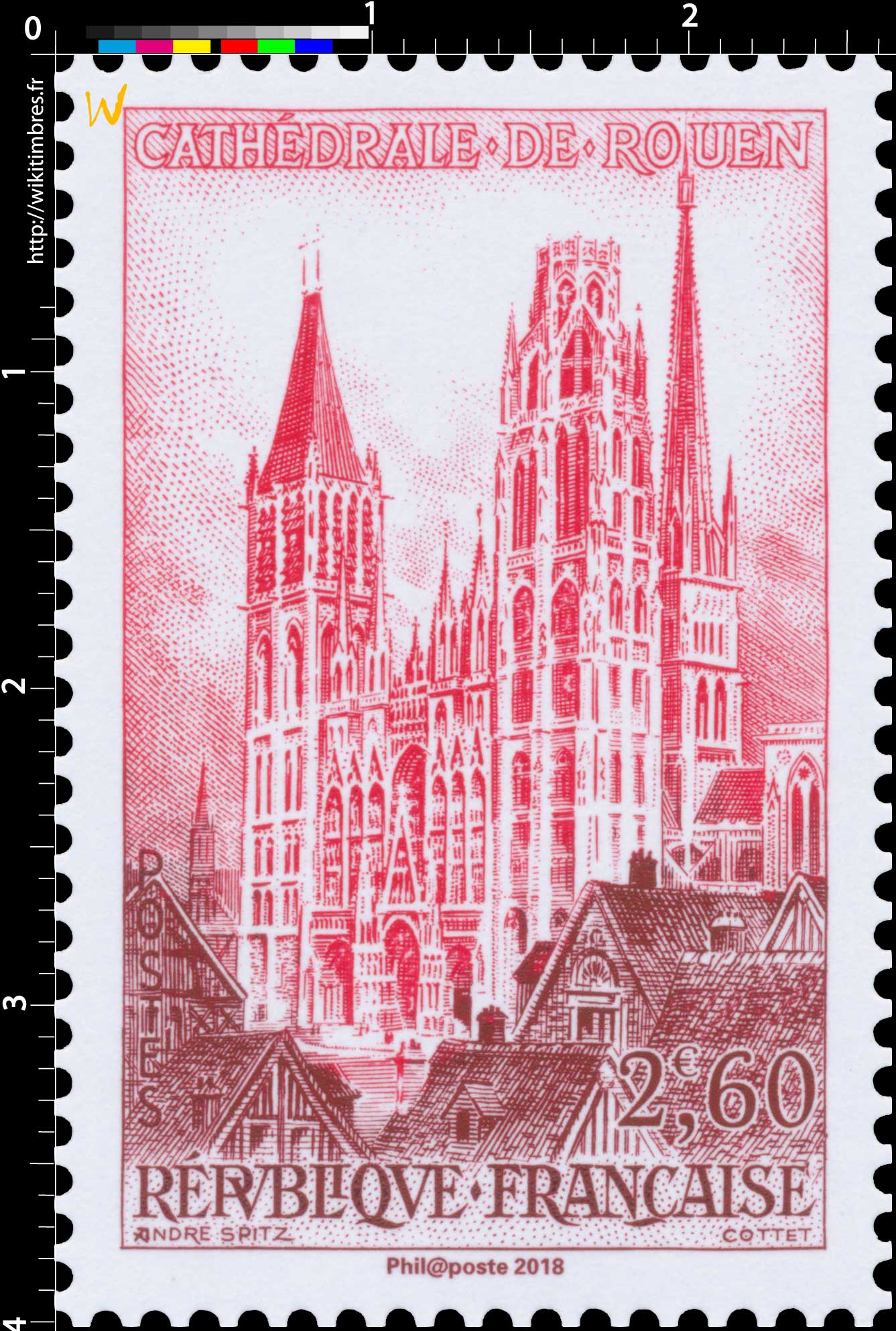 Trésors de la Philatélie 2018 - CATHÉDRALE DE ROUEN