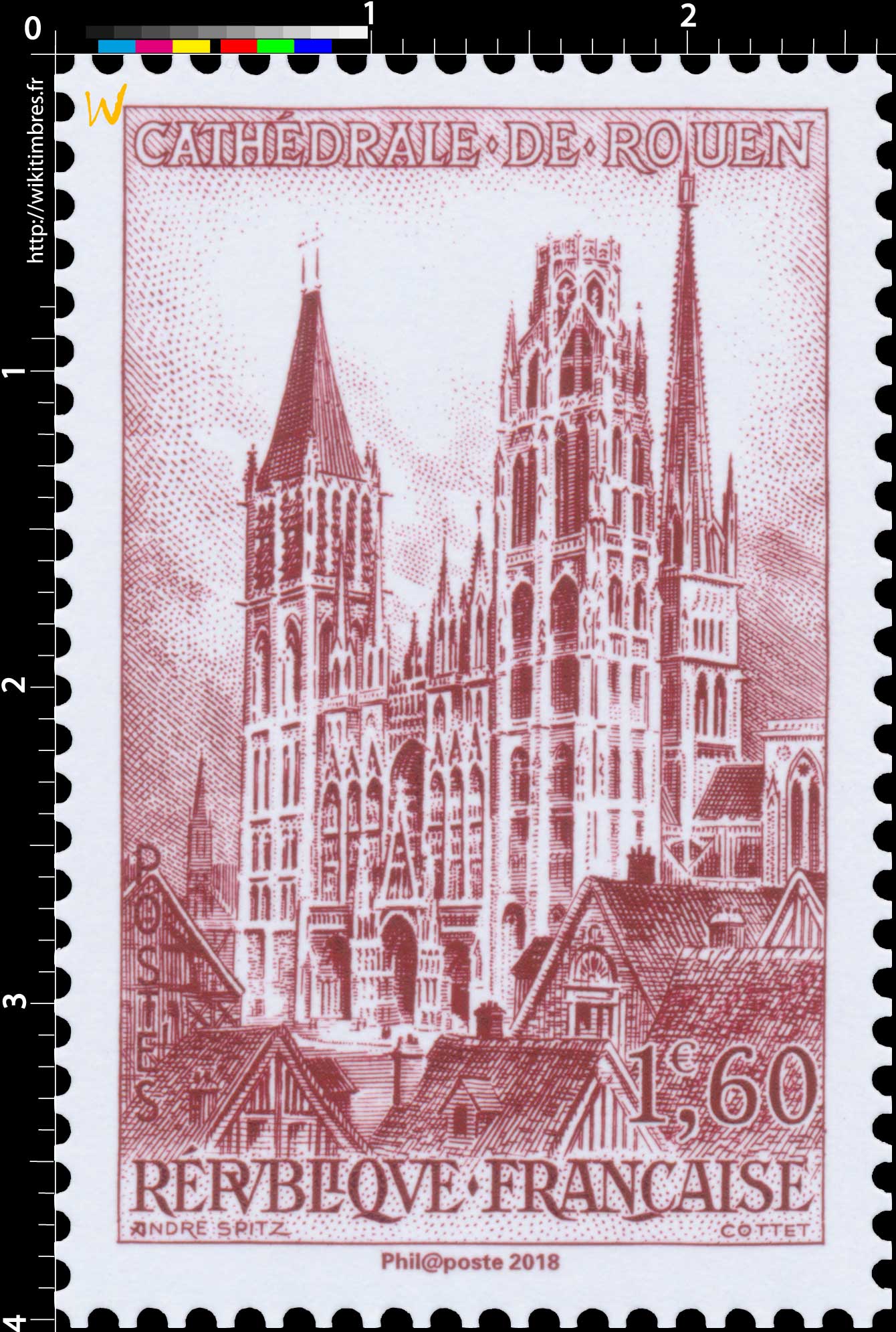 Trésors de la Philatélie 2018 - CATHÉDRALE DE ROUEN