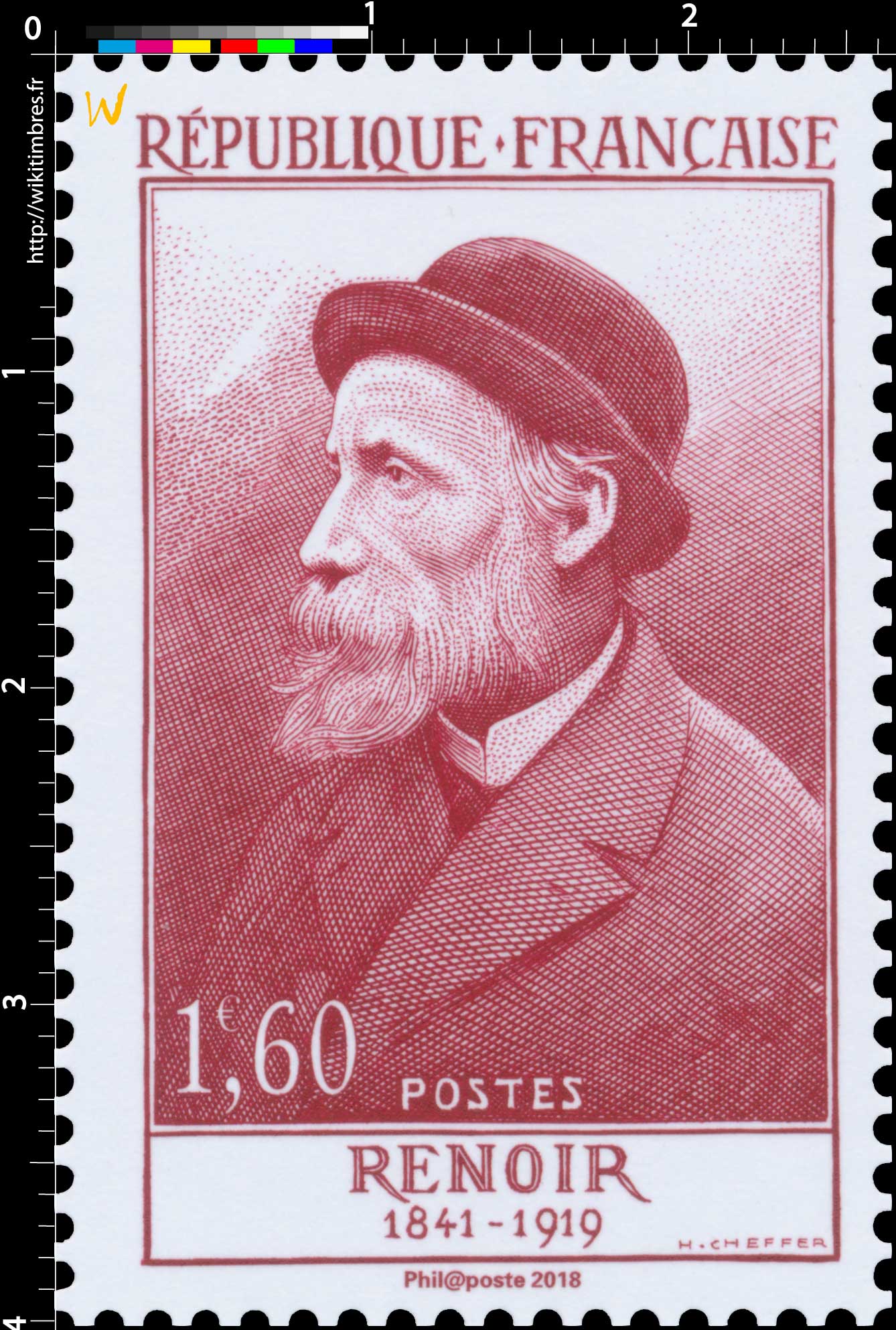 Trésors de la Philatélie 2018 - RENOIR 1841-1919