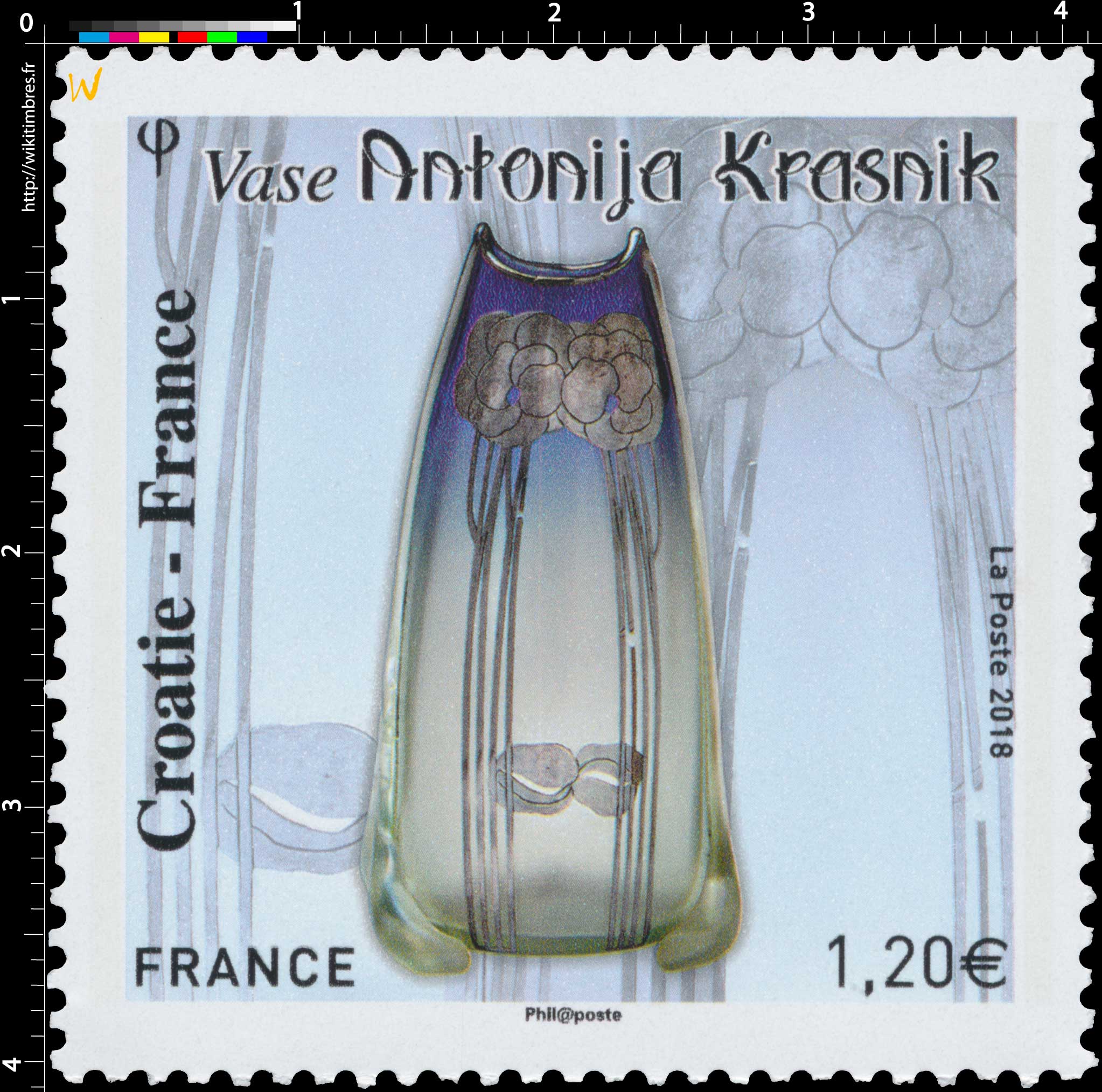 2018 Croatie - France -  Vase Antonija Krasnik