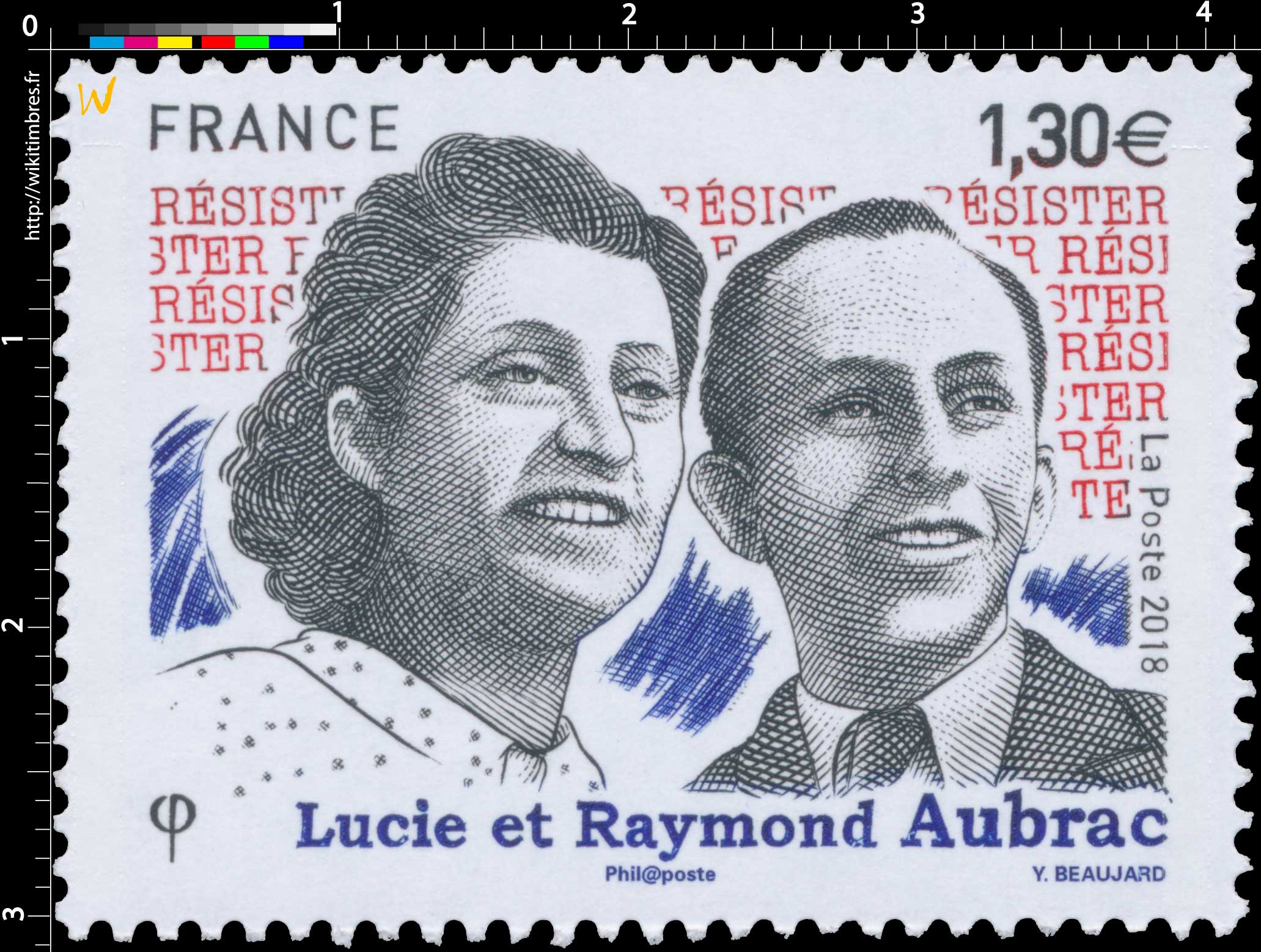 2018 Lucie et Raymond Aubrac - Résister