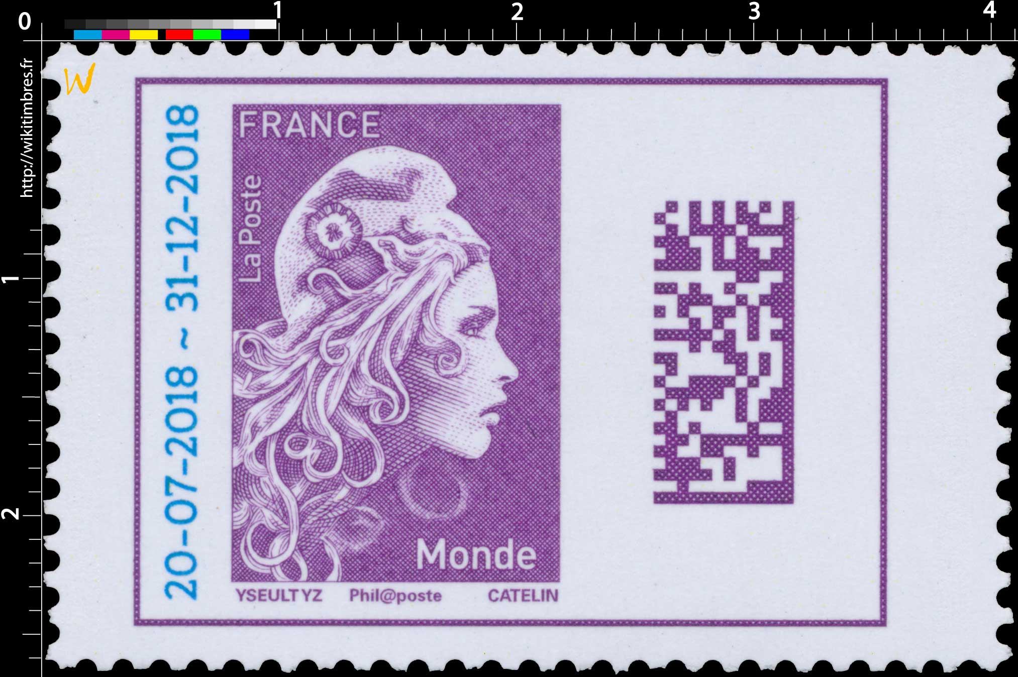 2018  Type Marianne l'engagée d'Yseult