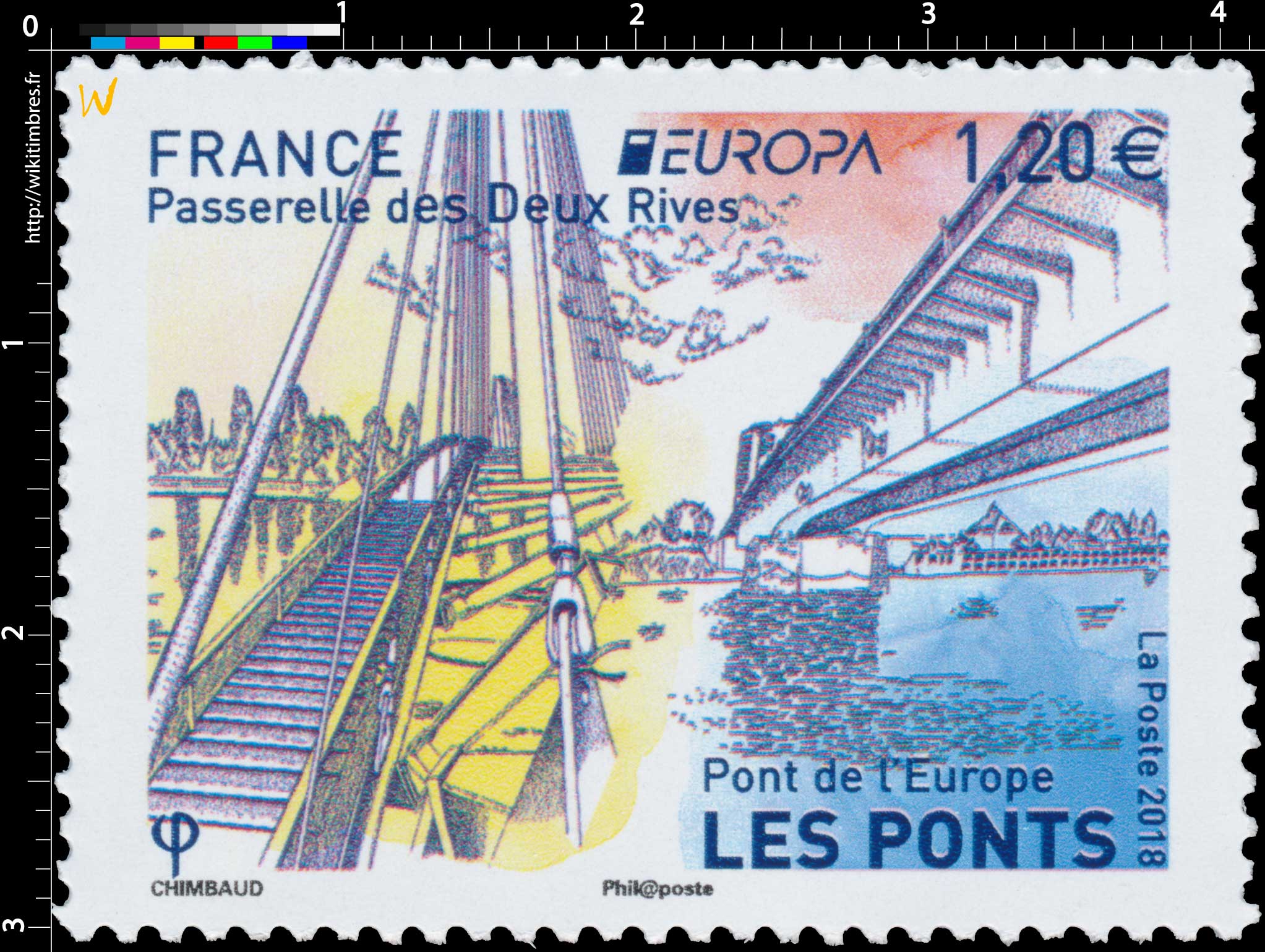 2018 Passerelle des Deux Rives - Europa - Pont de l'Europe - Les ponts