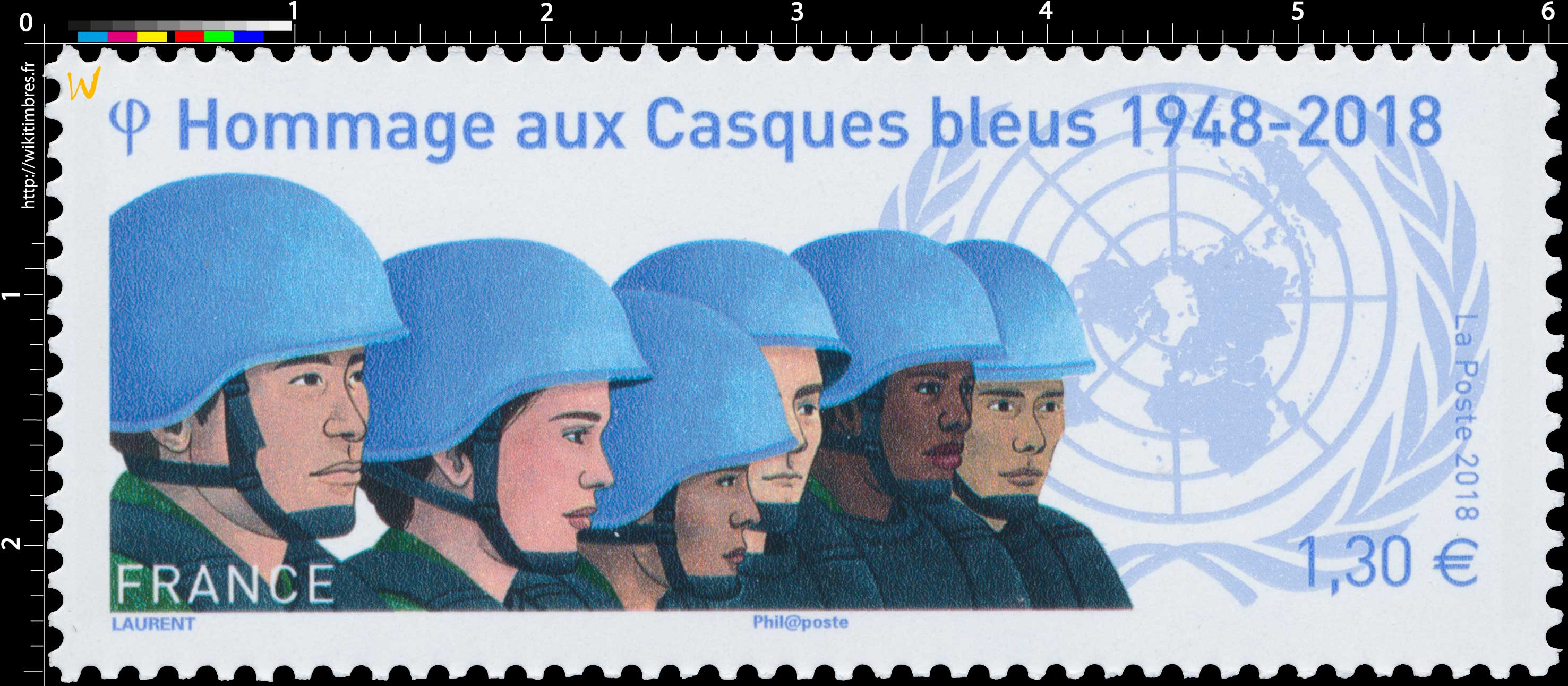 2018 Hommage aux Casques bleus 1948-2018