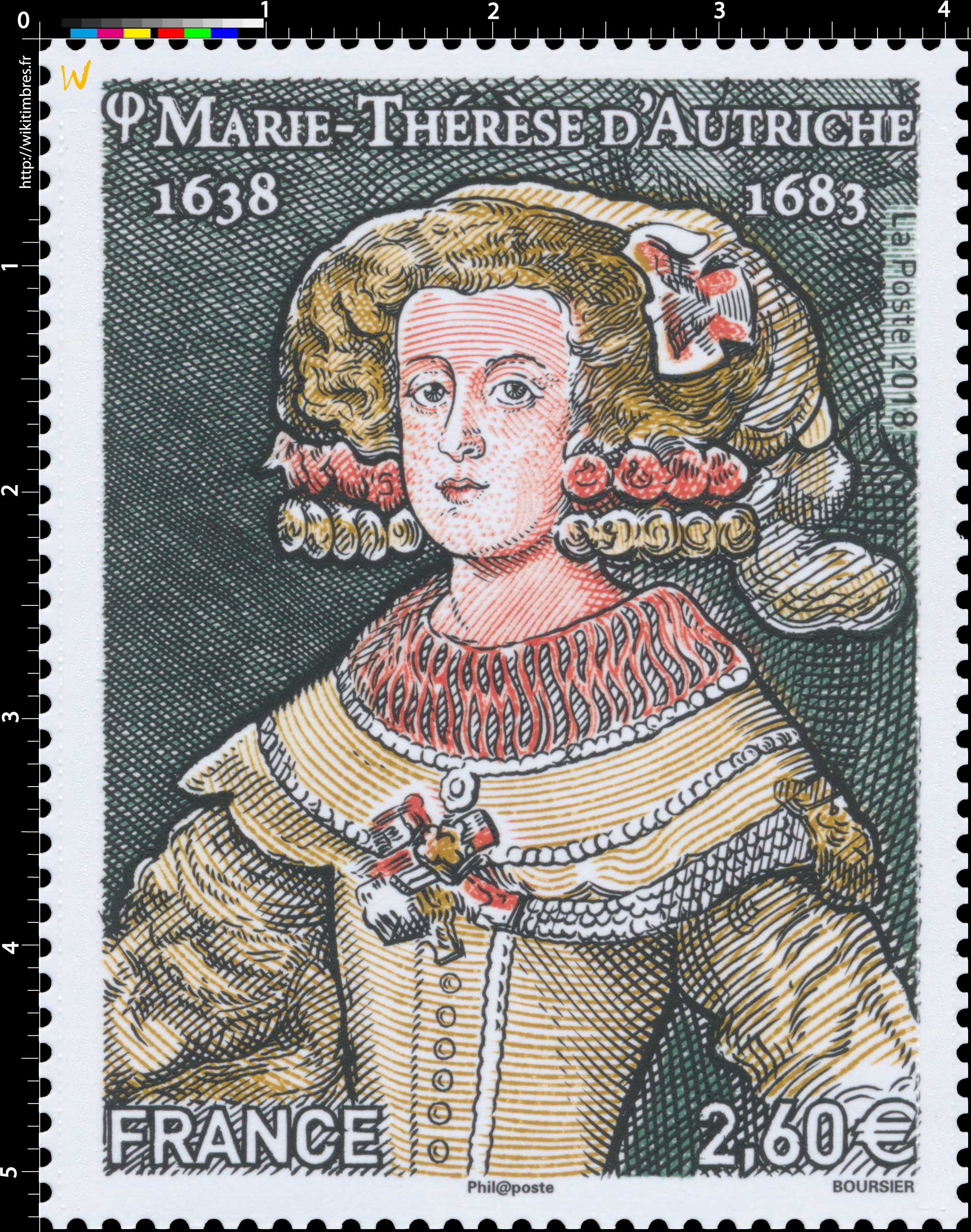 2018 Marie-Thérese d'Autriche 1638-1683