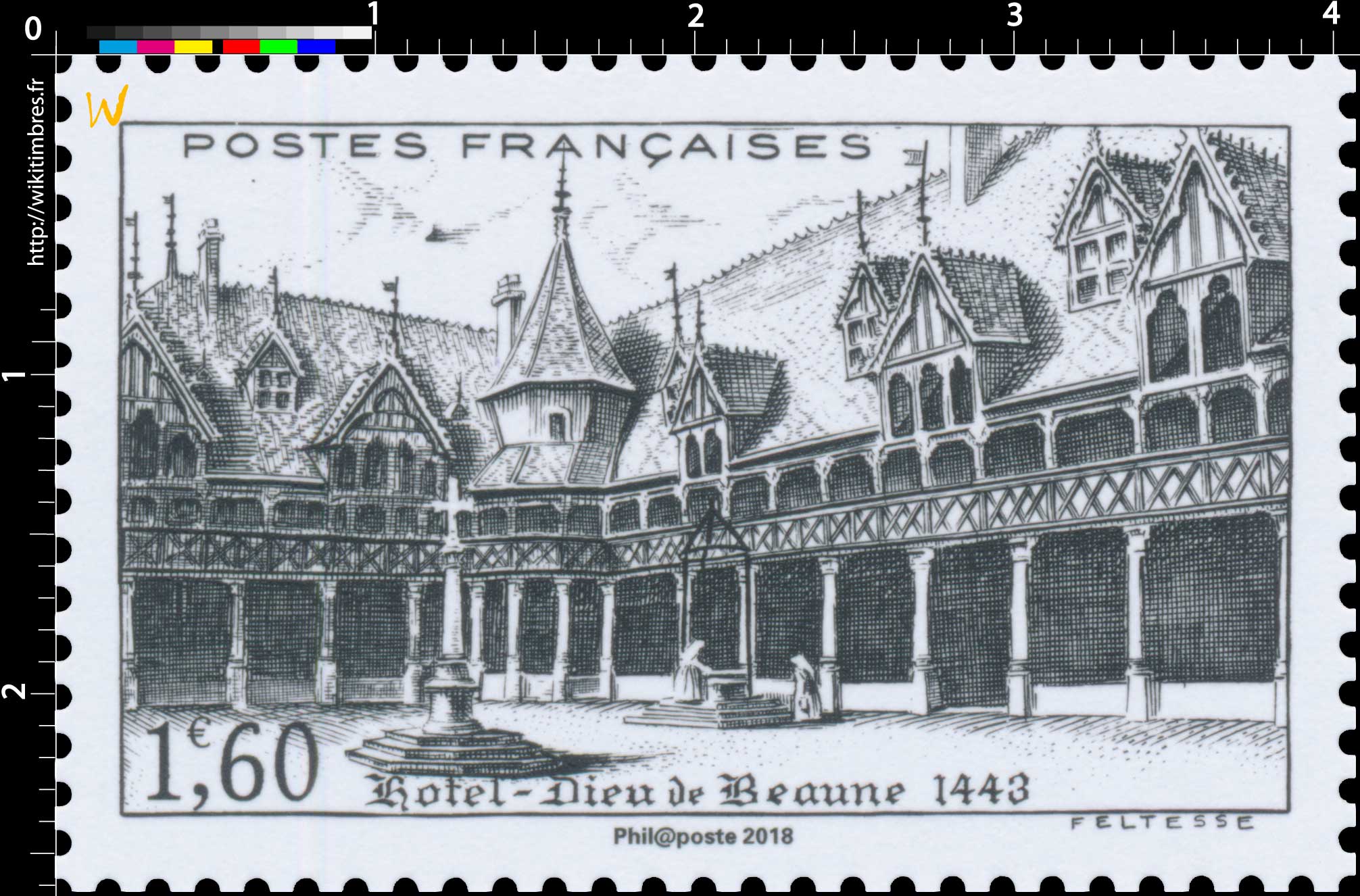 Trésors de la Philatélie 2018 - Hôtel-Dieu de Beaune 1443