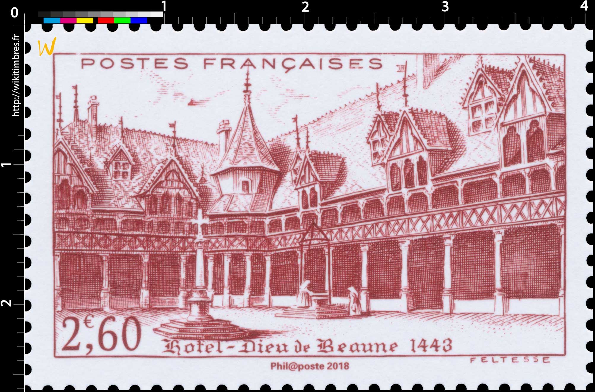 Trésors de la Philatélie 2018 - Hôtel-Dieu de Beaune 1443