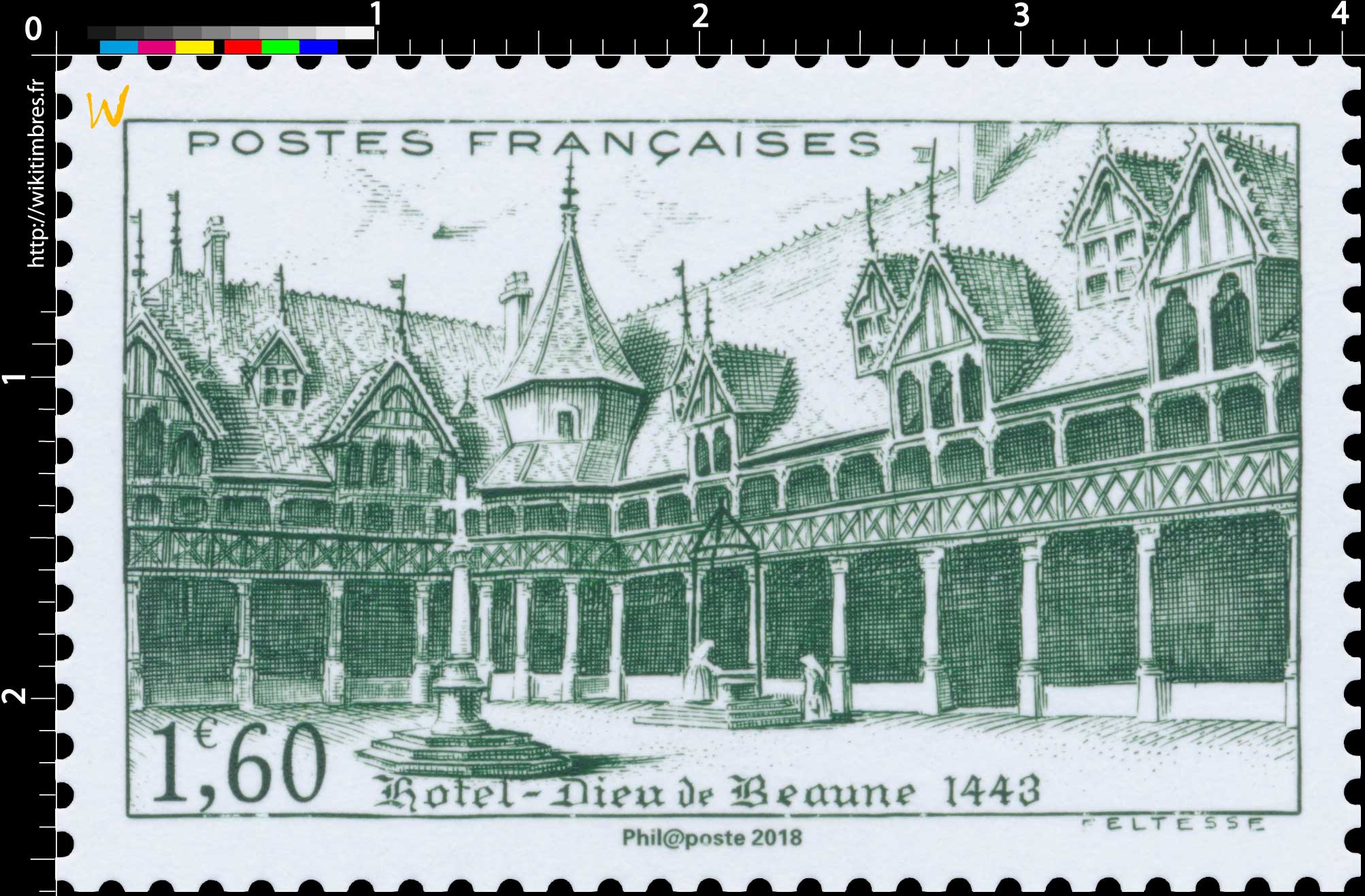 Trésors de la Philatélie 2018 - Hôtel-Dieu de Beaune 1443
